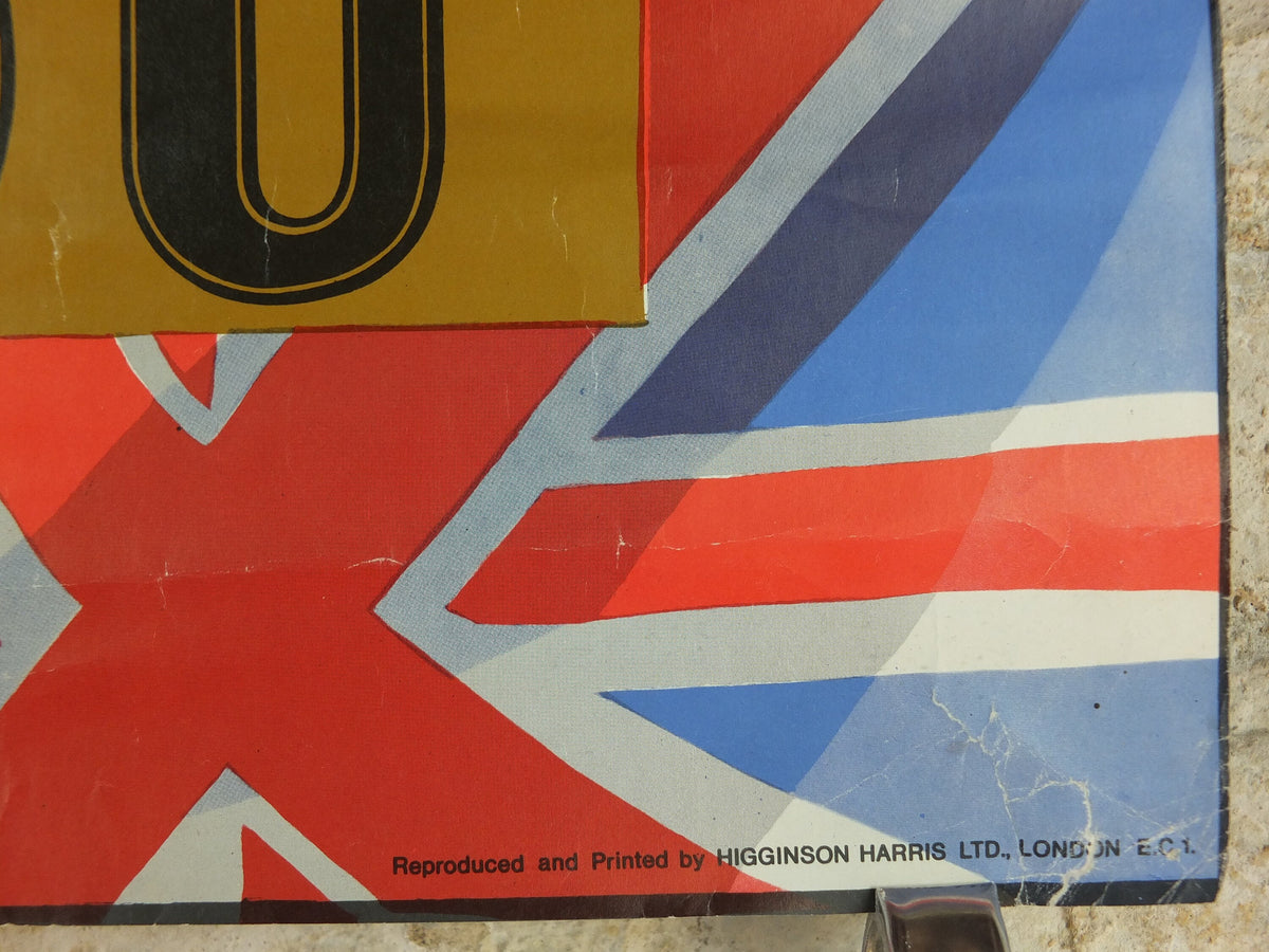 1970s Your Country Needs You Poster, World War 1 WW1 1914, Lord Kitchener, Union Jack, licenced to Splash Posters, propaganda wall art decor