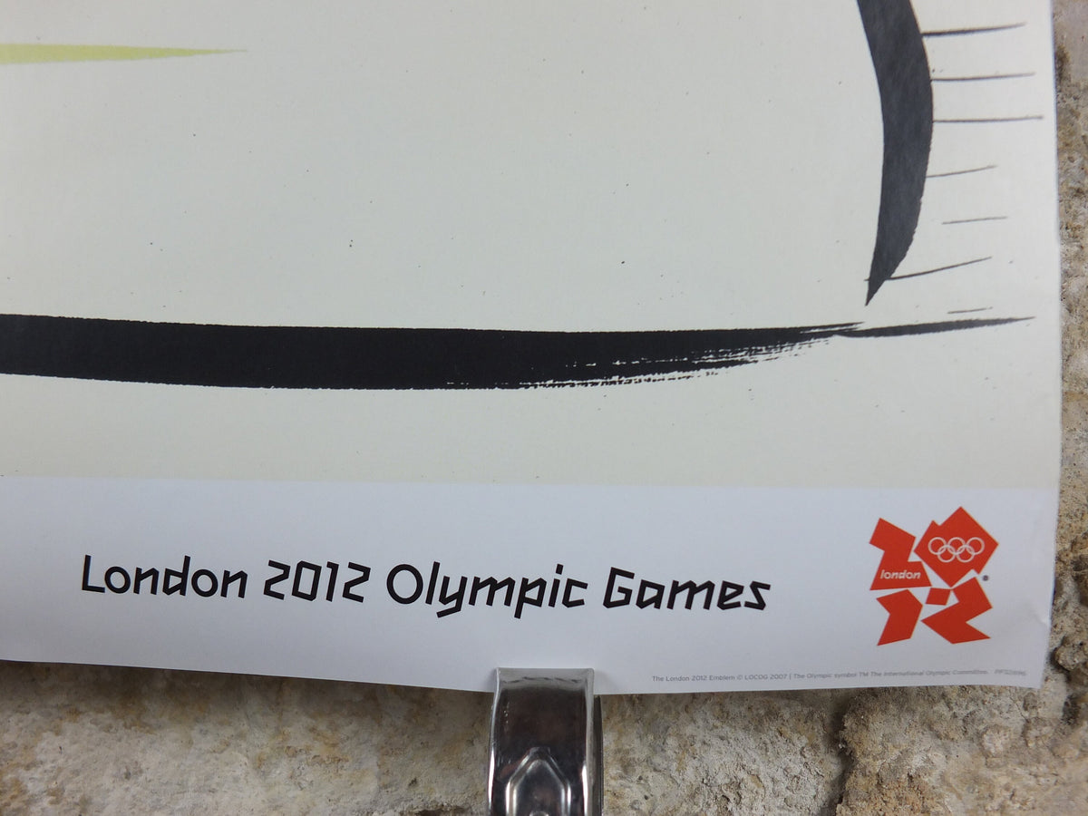 2012 London Olympics Poster, For the unknown runner, Chris Ofili, drawing of a runner, XXX Olympiad, post modern, sport wall art decor