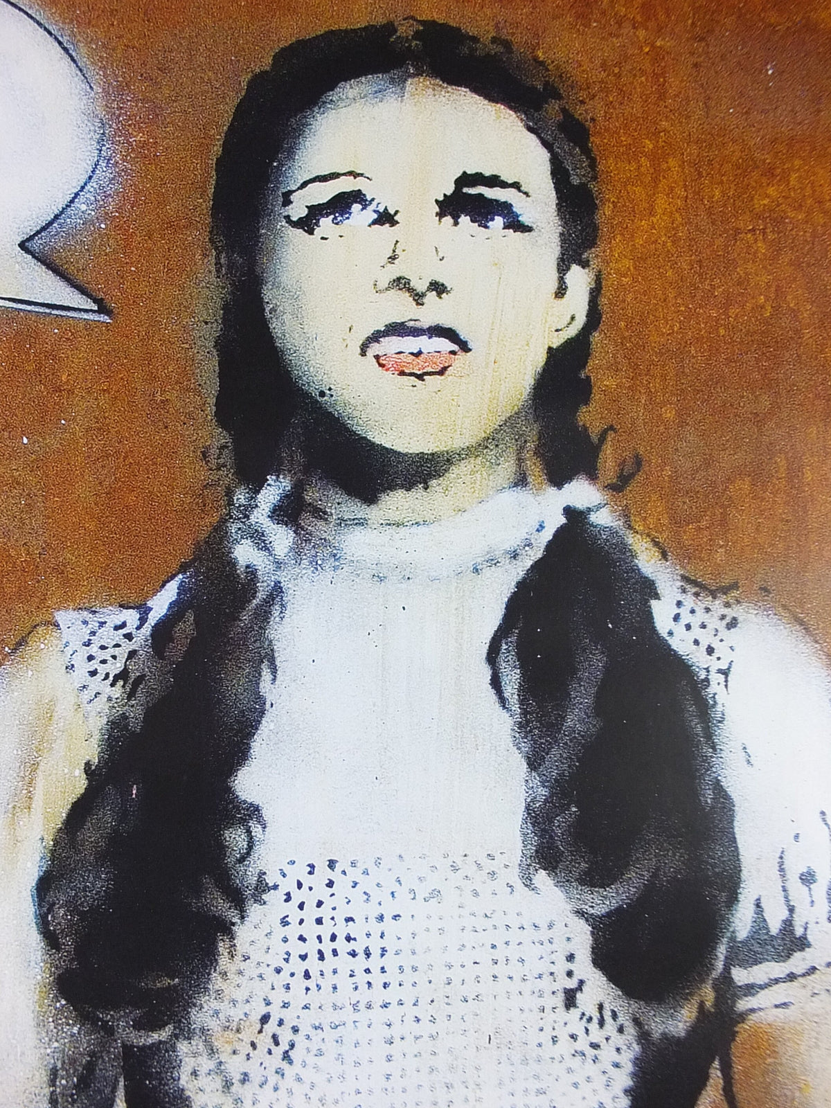 2009 Banksy V Bristol Museum Poster, Dorothy, "I don't think we're on canvas any more", London, Pop Art gallery exhibition, wall art decor