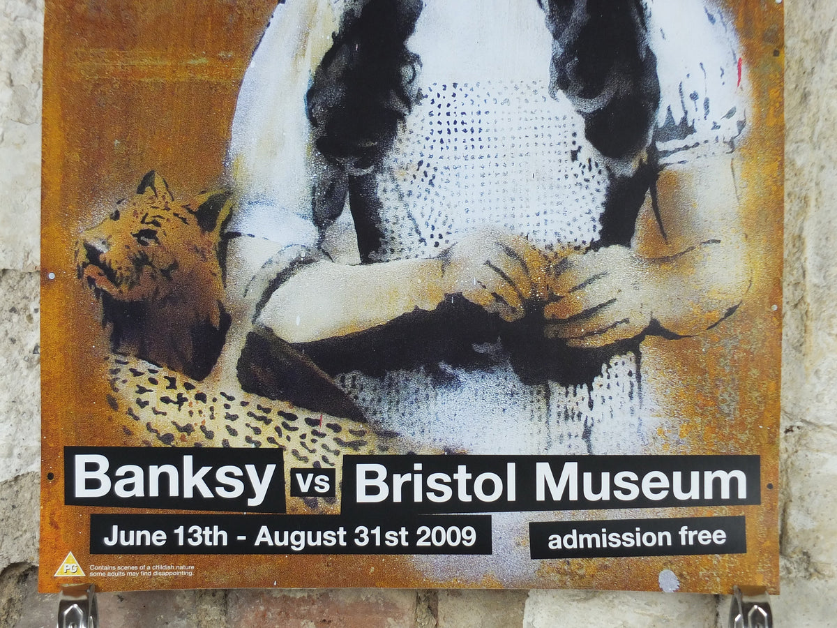 2009 Banksy V Bristol Museum Poster, Dorothy, "I don't think we're on canvas any more", London, Pop Art gallery exhibition, wall art decor