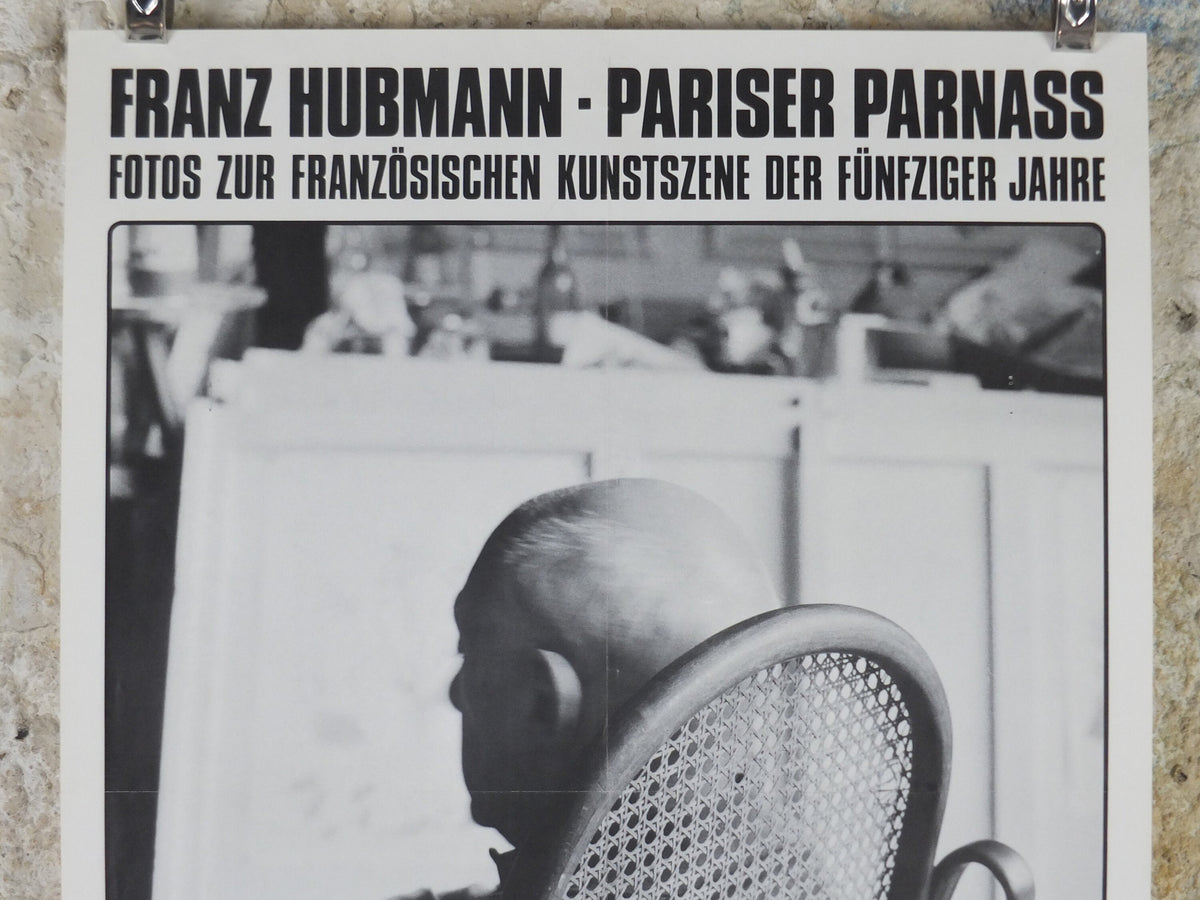 1980 Franz Hubmann Poster, Picasso in a cane rocking chair in California Villa 1957, Photography, gallery exhibition, wall art decor