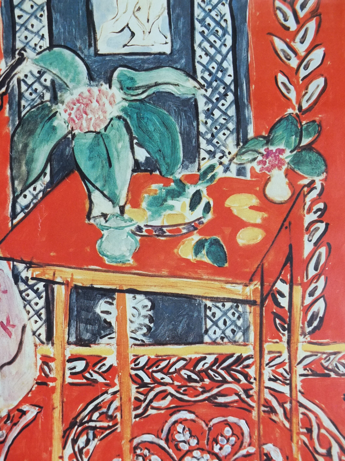 1985 Henri Matisse Poster, The Lute 1943, Fauvism, Modernism, Post-Impressionism expressionism, gallery exhibition wall art decor