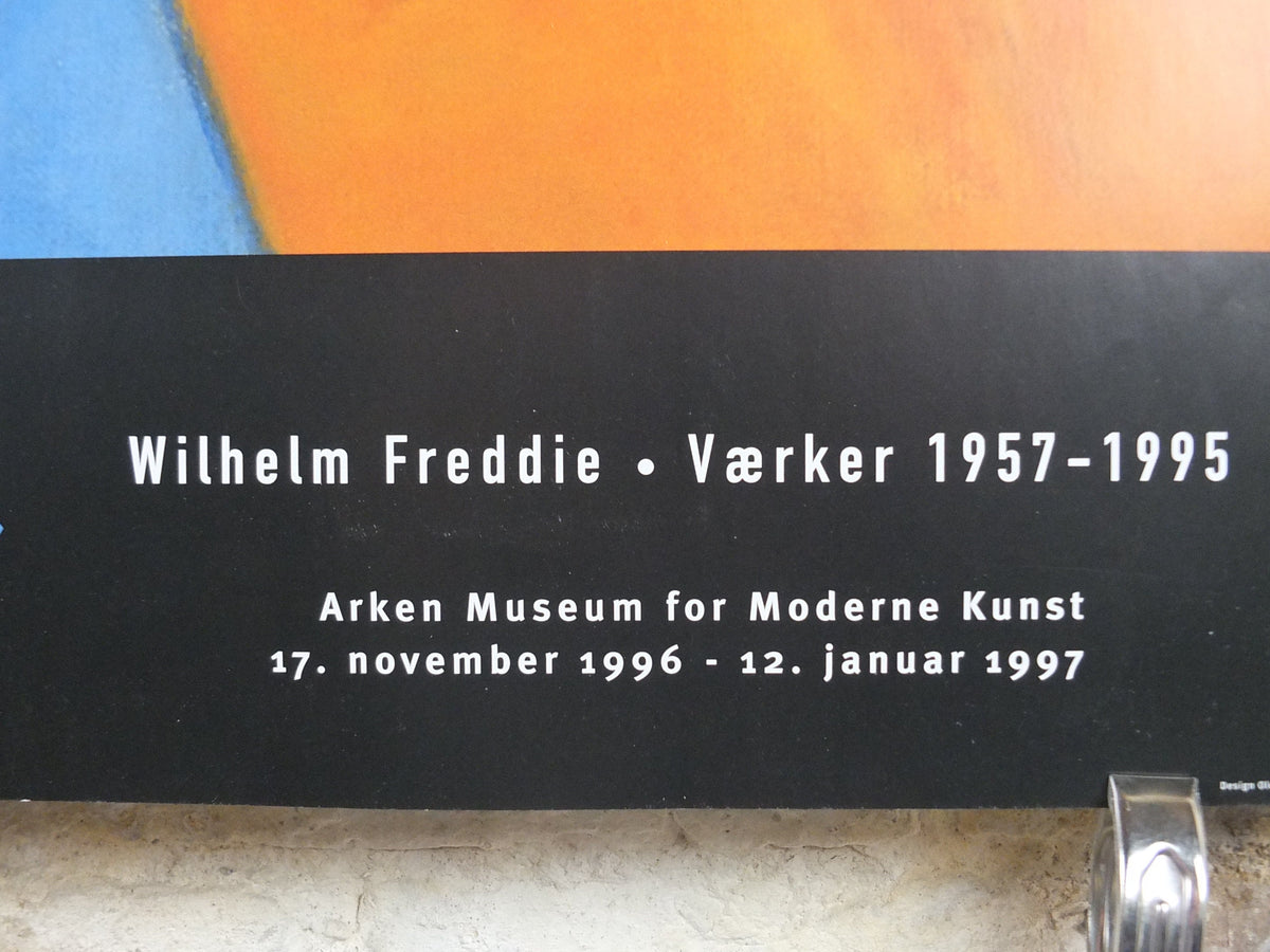 1996 Wilhelm Freddie, Bananas and Flowers 1990, Bananae of Blomster, Abstract Surrealism, gallery exhibition wall art decor