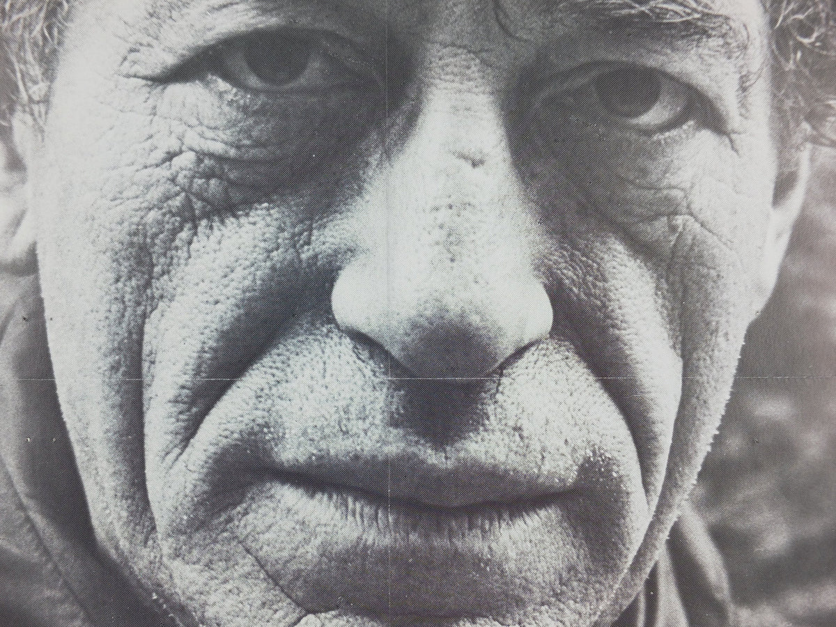 1985 Alberto Giacometti Poster, Self Portrait, Photography, Surrealism, Cubism and Expressionism, gallery exhibition, wall art decor