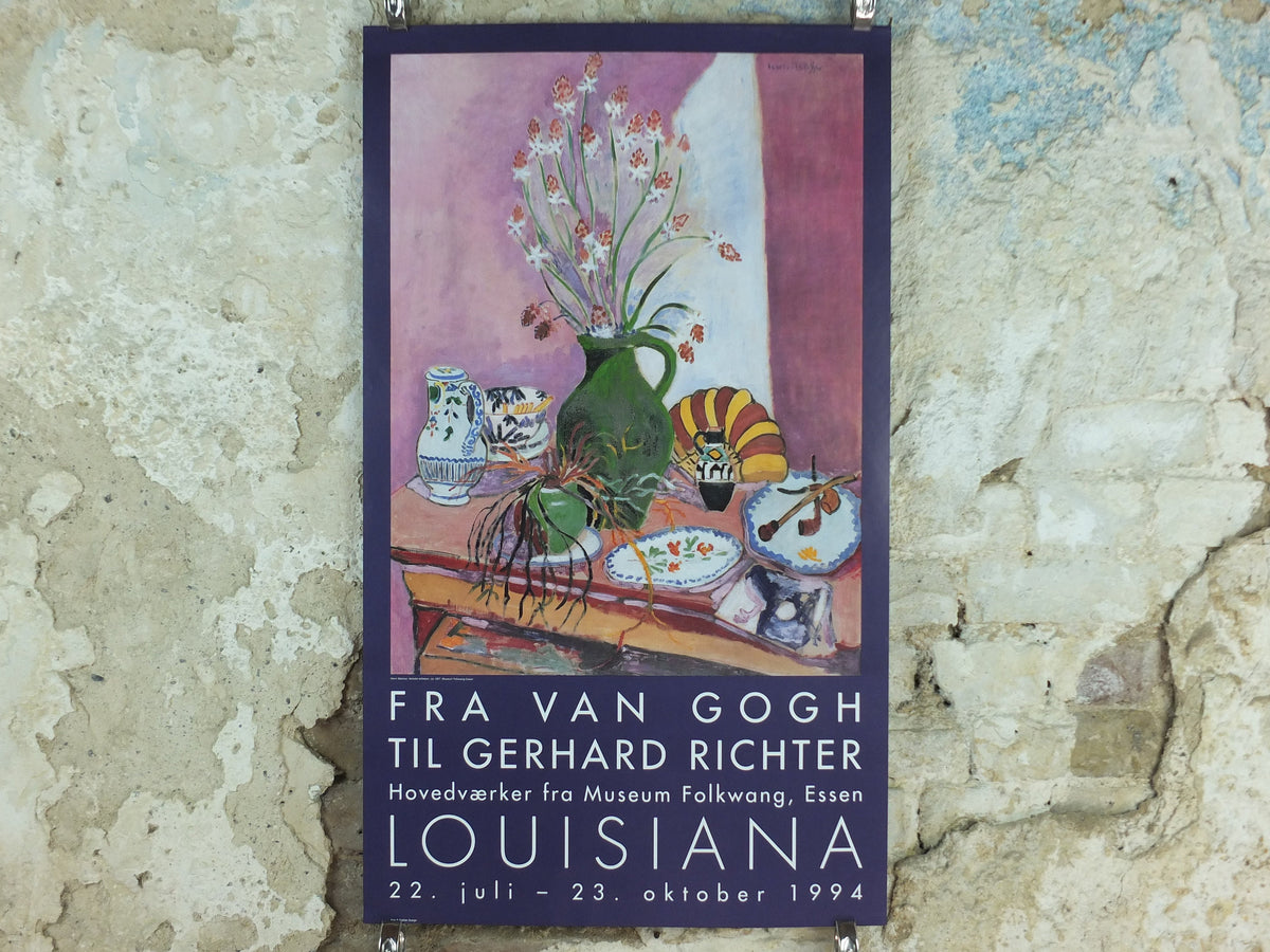 1994 Henri Matisse Poster, Still Life With Asphodels 1902, Nature morte aux asphodèles Fauvism, Modernism gallery exhibition, wall art decor