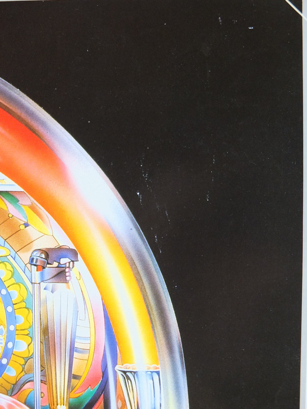 1980s Wurlizter 1100 Jukebox Poster, colourful retro advertising for the grandest music players ever, gifts for music lovers, wall art decor