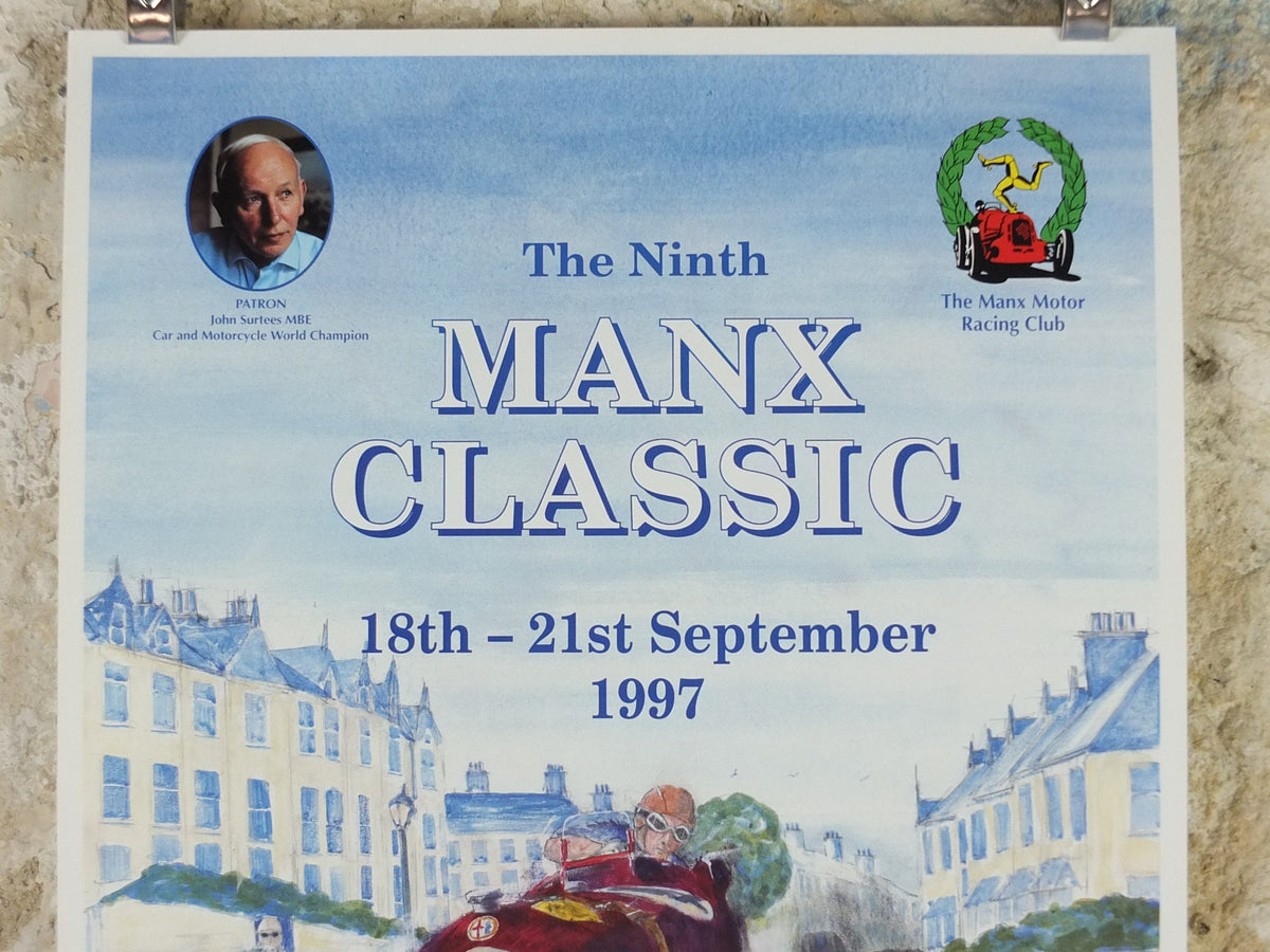 1997 The 9th Manx Classic, Vintage Car Rally enthusiasts, Isle of Man, motor sport motorsport, wall art decor