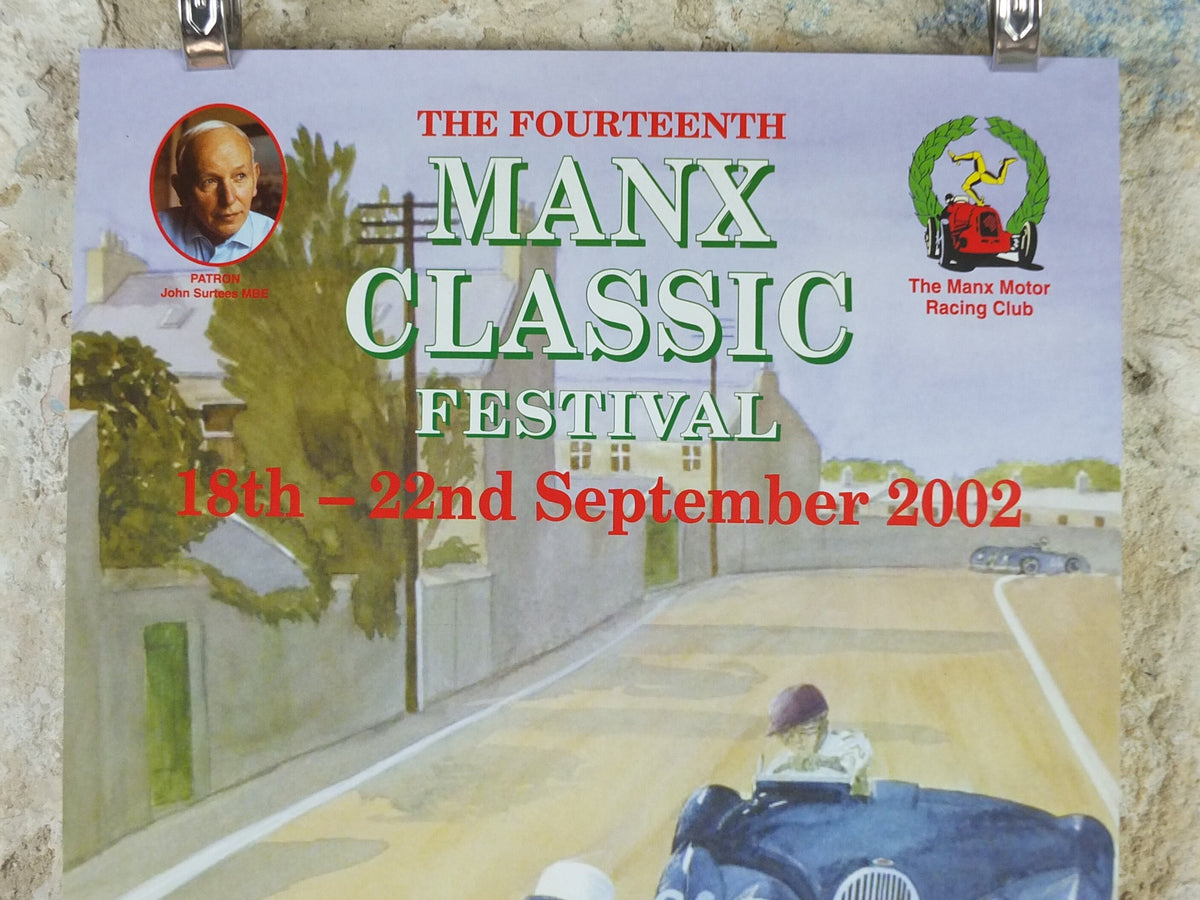 2002 The 14th Manx Classic, Vintage Car Rally enthusiasts, Isle of Man, motor sport motorsport, wall art decor