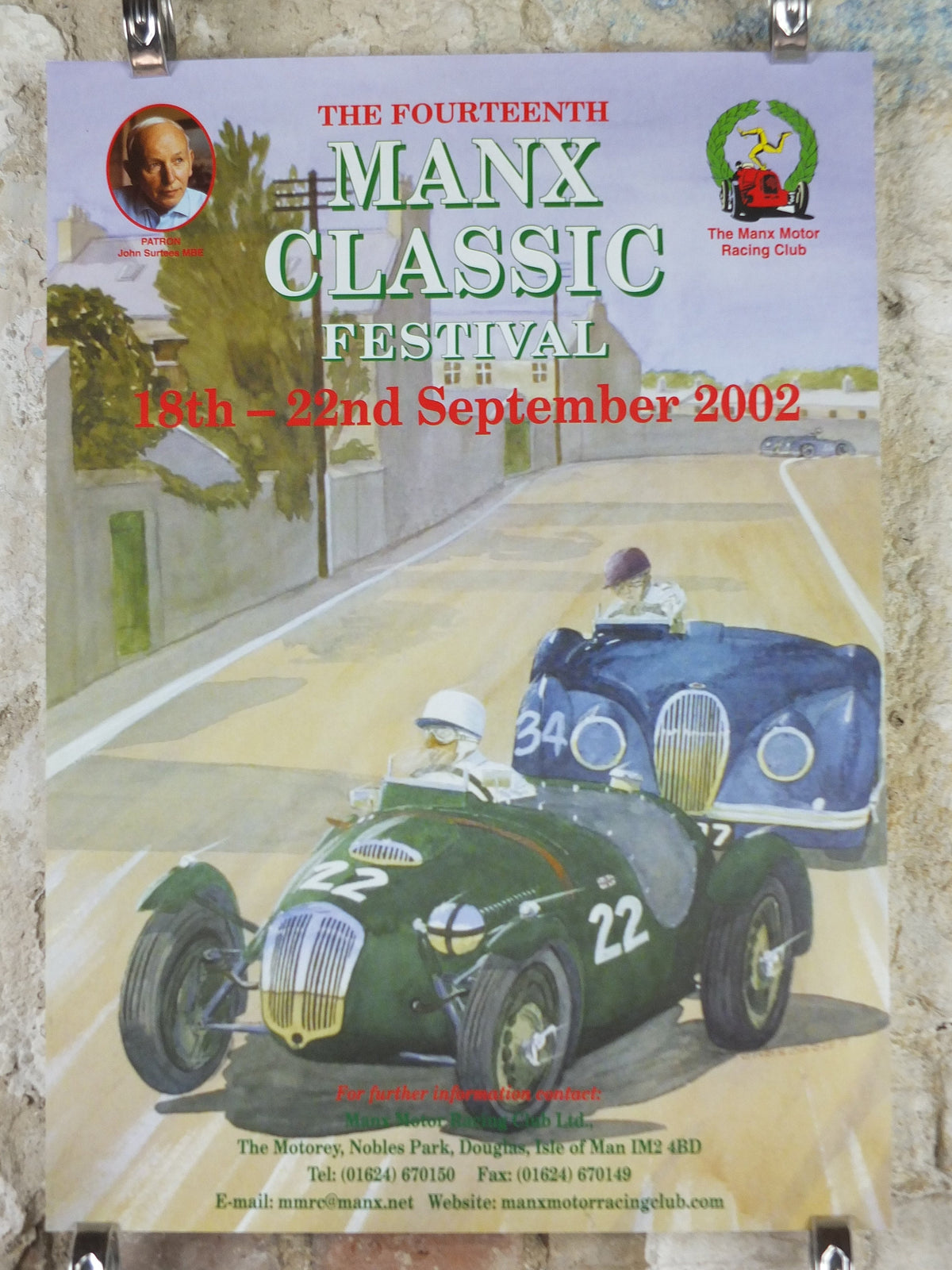 2002 The 14th Manx Classic, Vintage Car Rally enthusiasts, Isle of Man, motor sport motorsport, wall art decor