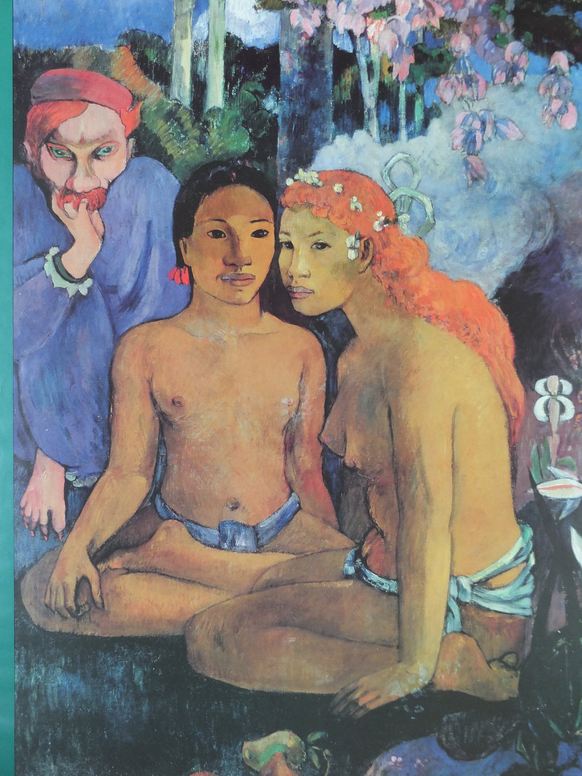 1994 Paul Gauguin Poster, Barbarian Tales, Contes Barabares 1902, Post Expressionism gallery exhibition, wall art decor