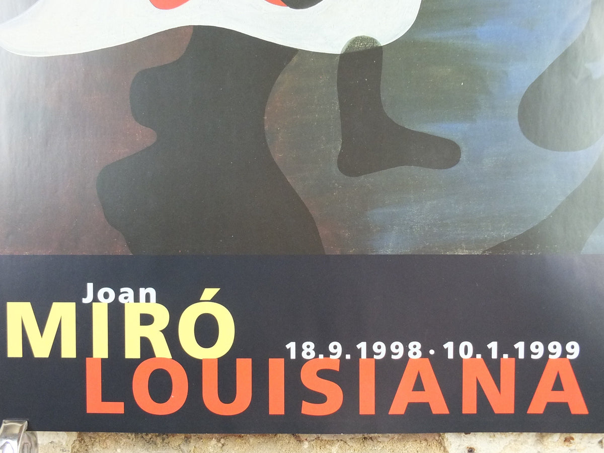1998 Joan Miro Poster, Rhythmic Characters 1933-34, Surrealism, Fauvism, expressionism, gallery exhibition wall art decor