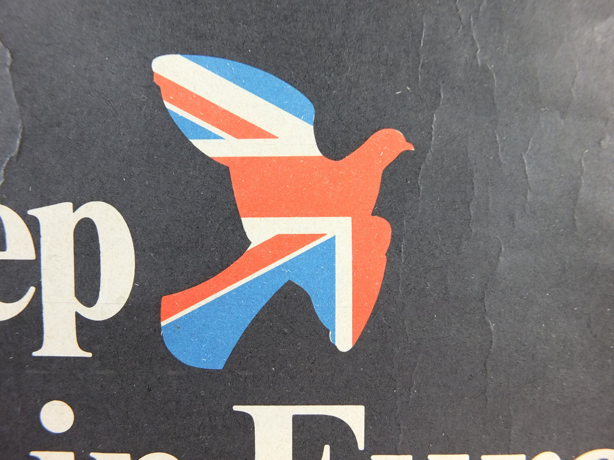1975 Vote Yes to keep Britain in Europe Poster, initial referendum to join and stay in the EEC, democracy in Europe, wall art decor