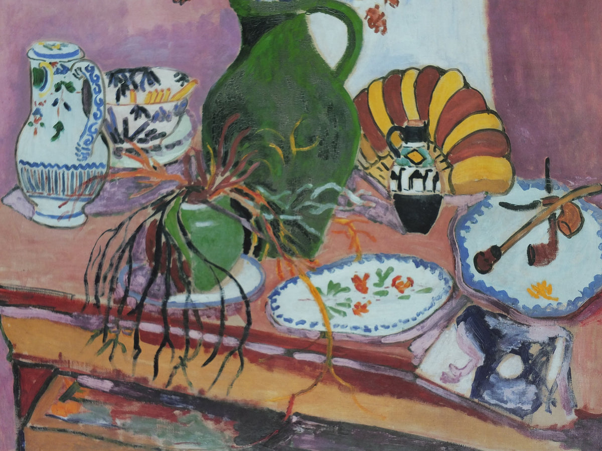 1994 Henri Matisse Poster, Still Life With Asphodels 1902, Nature morte aux asphodèles Fauvism, Modernism gallery exhibition, wall art decor