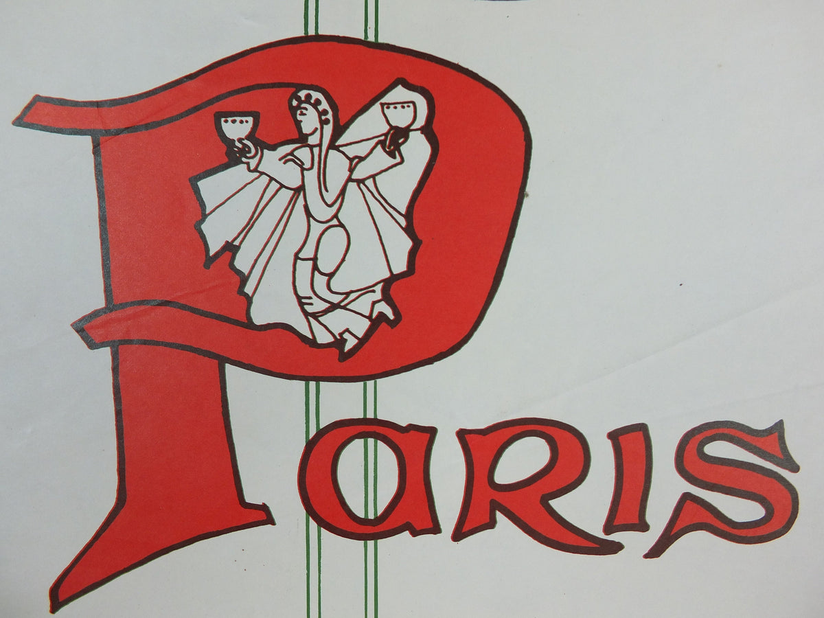 1973 Notre Dame de Paris Poster, Victor Hugo, a theatrical adaptation from Centre Regional d'Animation Culturelle, wall art decor