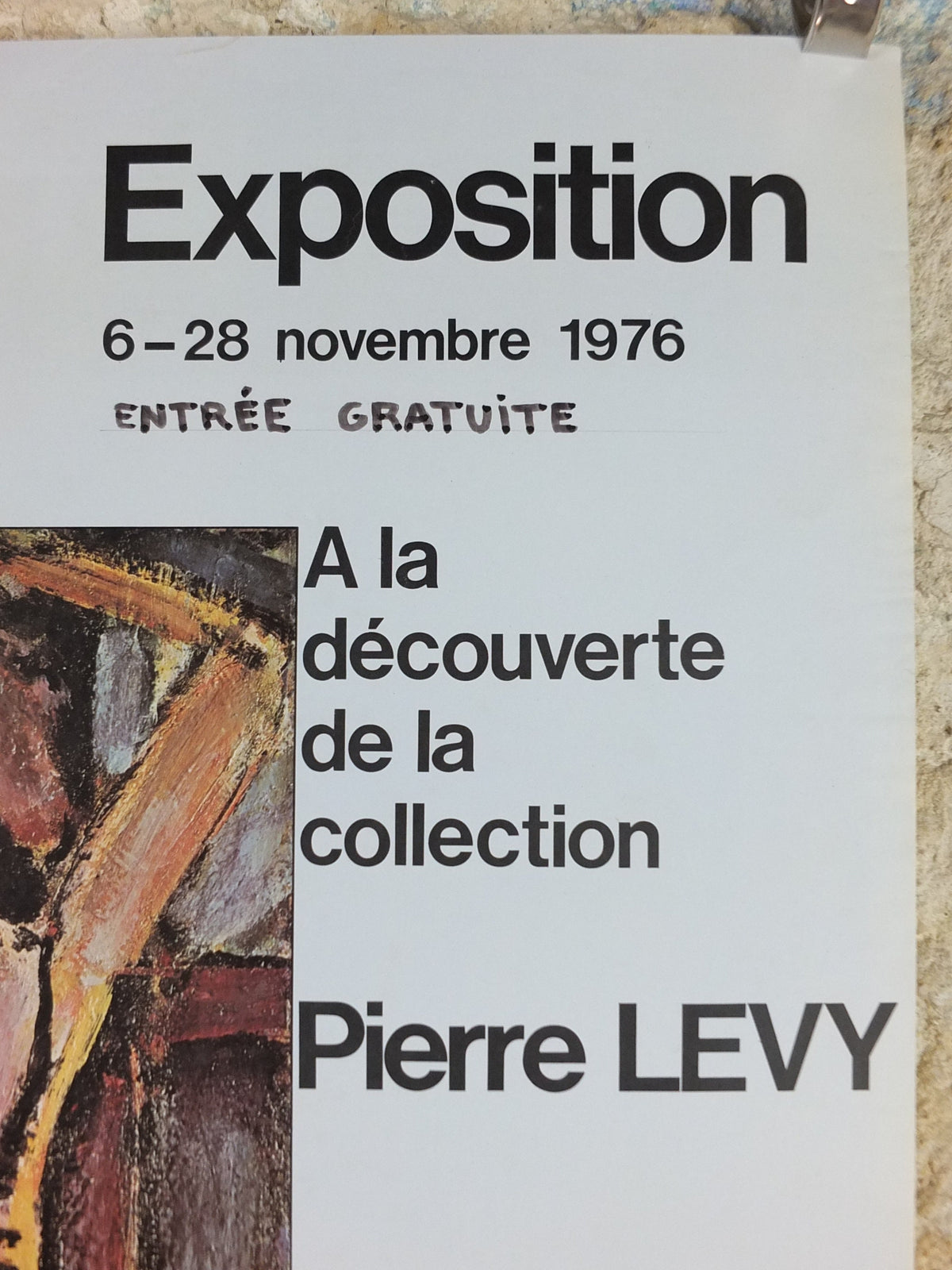 1976 Georges Rouault Poster, "Christ mocked" Expressionism Fauvism gallery exhibition, wall art decor