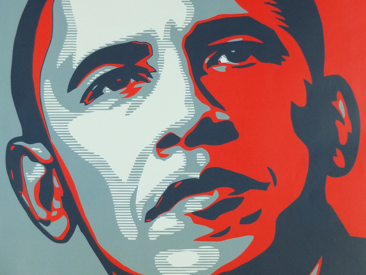 2008 Hope Barack Obama Poster, American Political Propaganda, US presidential election, Democrats print wall art decor
