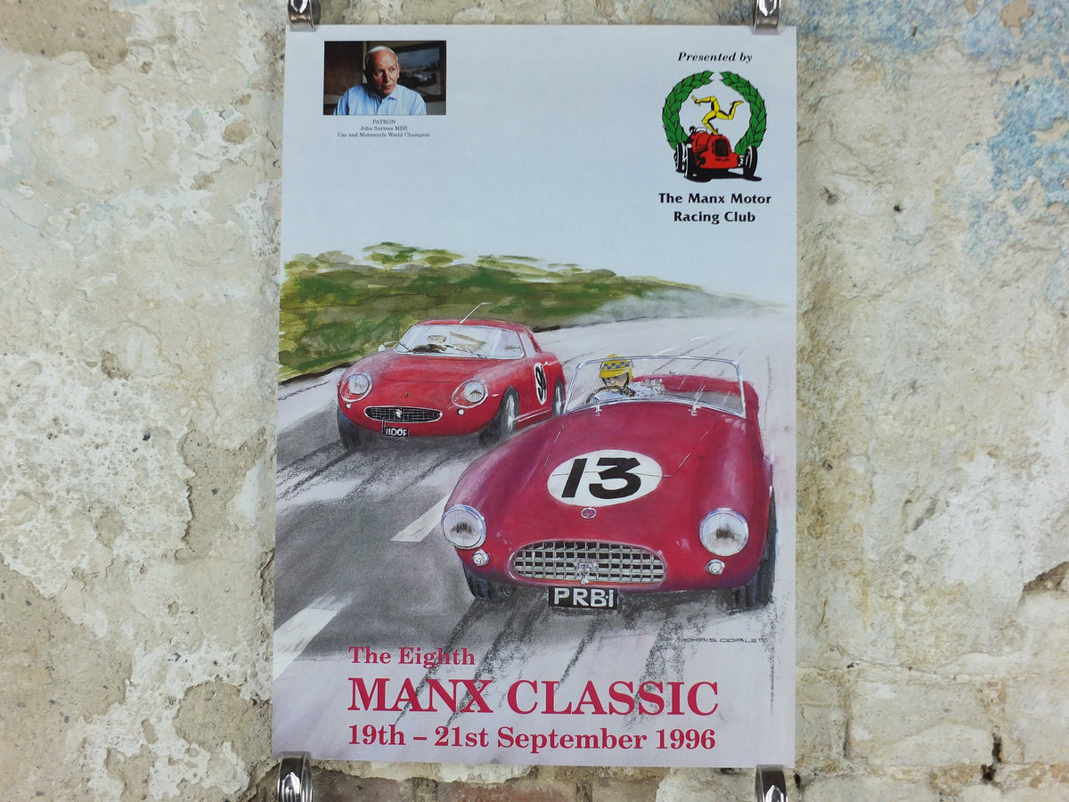 1996 The 8th Manx Classic, Vintage Car Rally enthusiasts, Isle of Man, motor sport motorsport, wall art decor