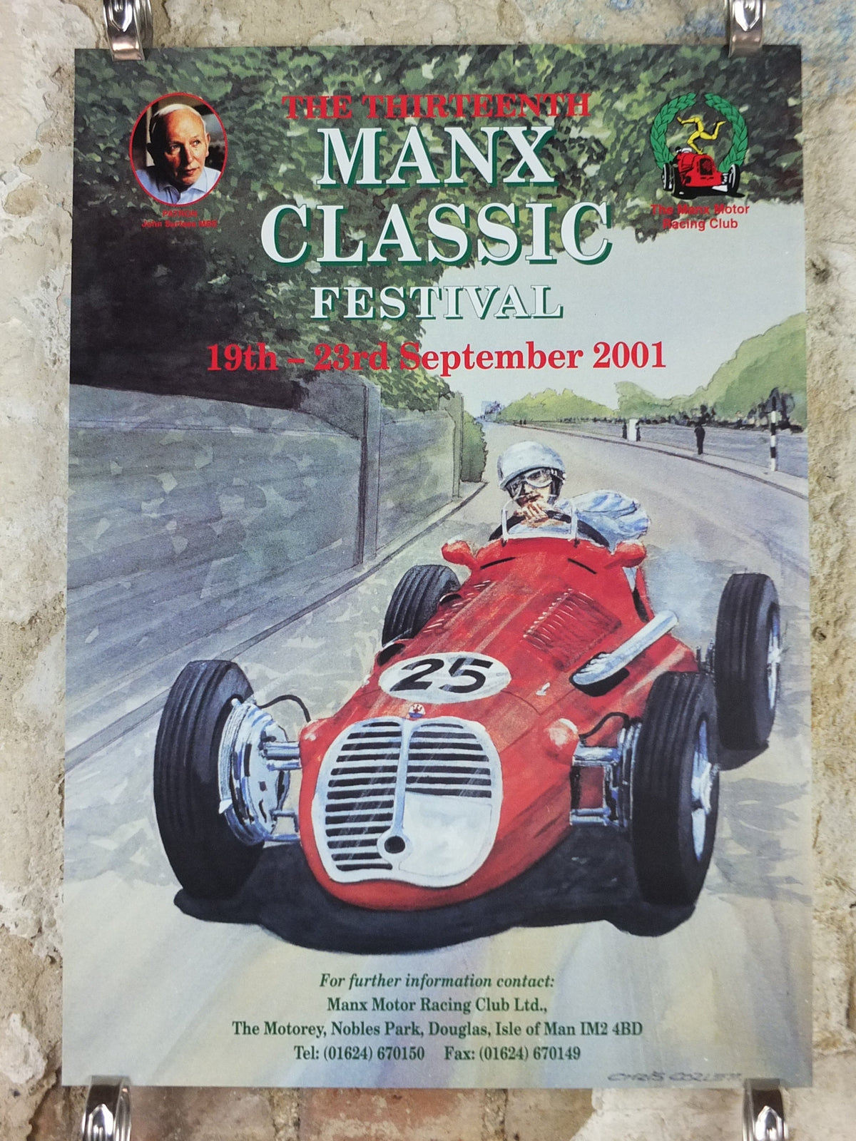 2001 The 13th Manx Classic, Vintage Car Rally enthusiasts, Isle of Man, motor sport motorsport, wall art decor