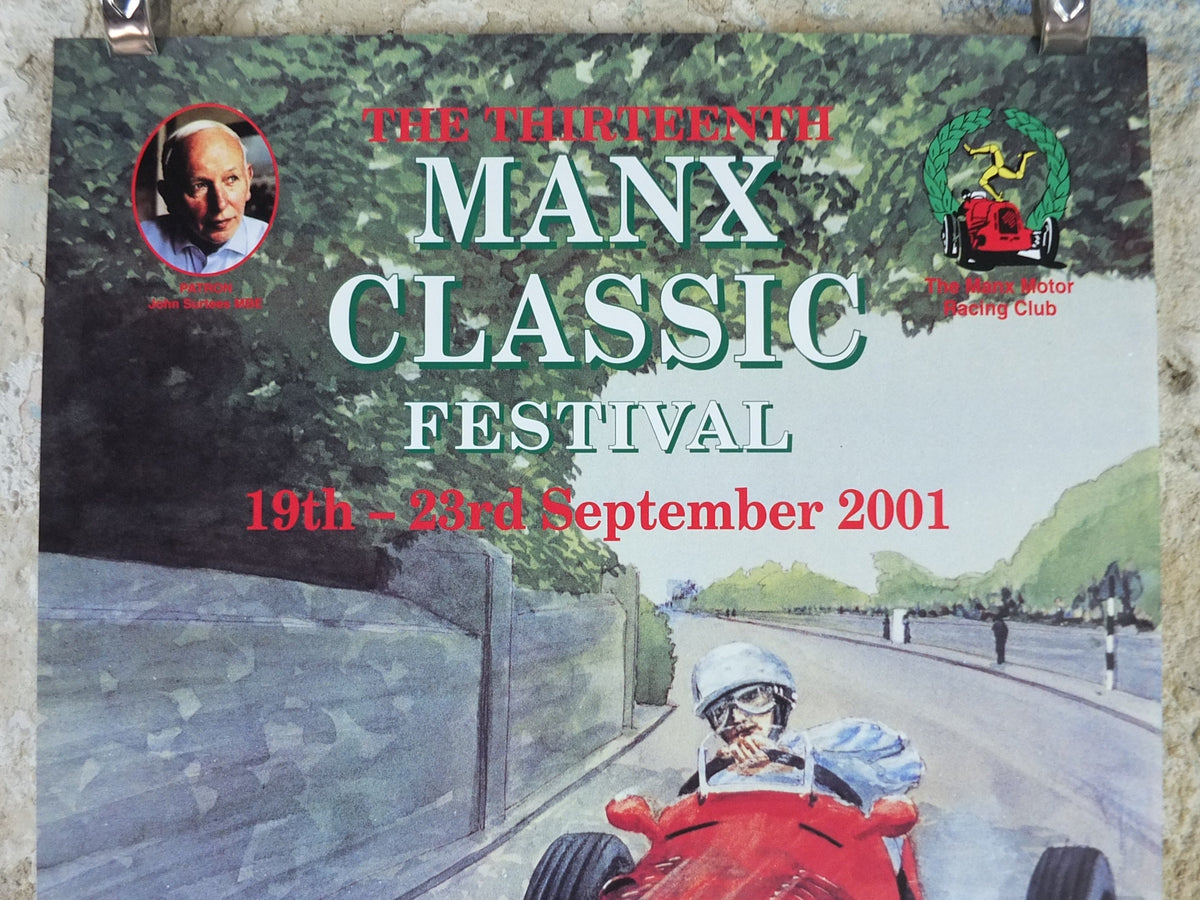 2001 The 13th Manx Classic, Vintage Car Rally enthusiasts, Isle of Man, motor sport motorsport, wall art decor