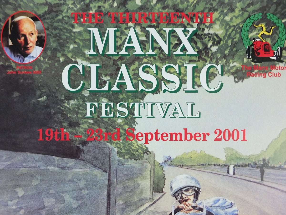 2001 The 13th Manx Classic, Vintage Car Rally enthusiasts, Isle of Man, motor sport motorsport, wall art decor