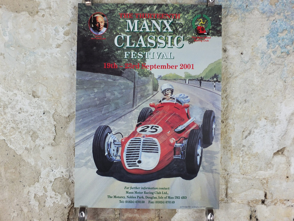 2001 The 13th Manx Classic, Vintage Car Rally enthusiasts, Isle of Man, motor sport motorsport, wall art decor