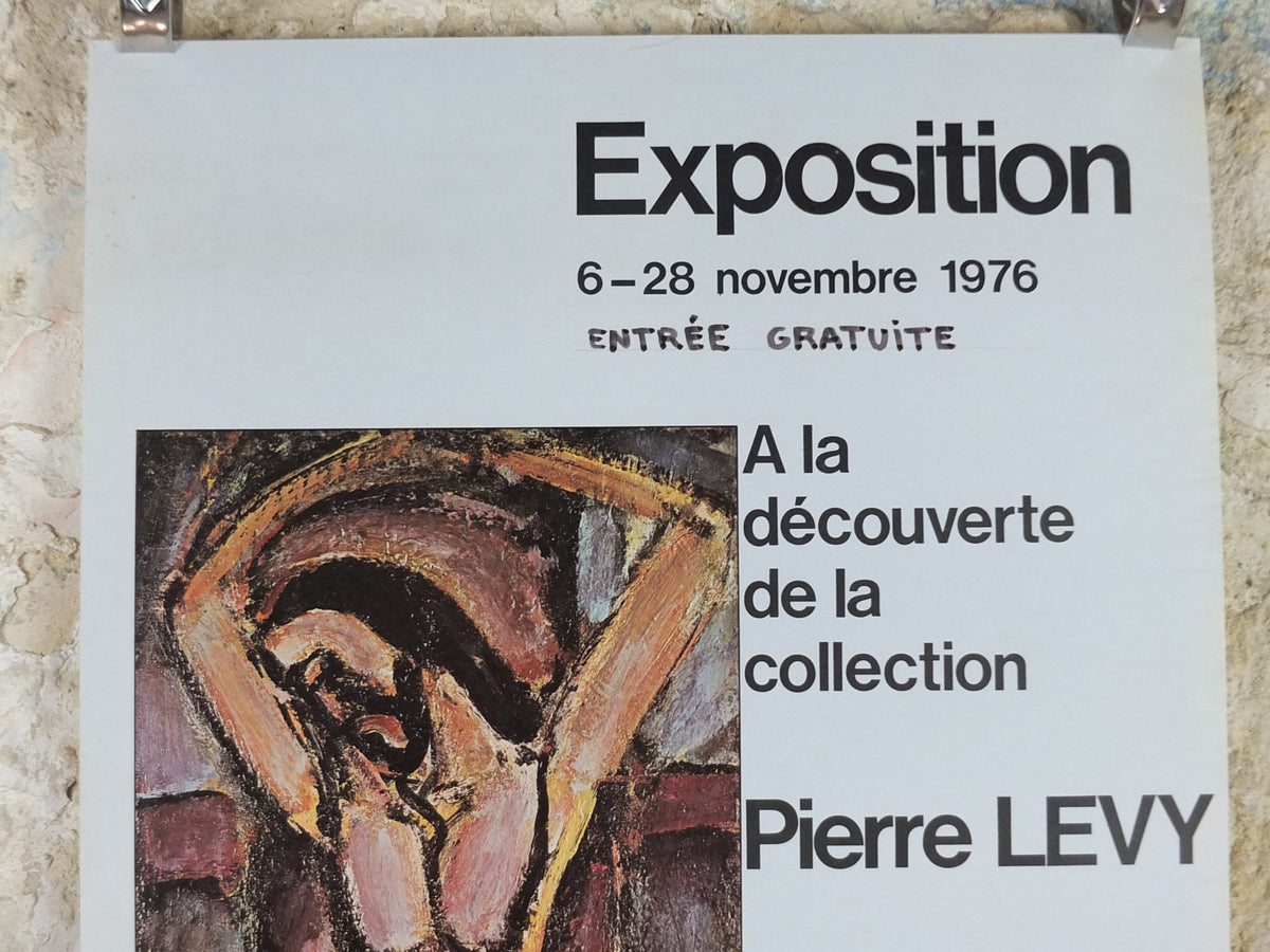 1976 Georges Rouault Poster, "Christ mocked" Expressionism Fauvism gallery exhibition, wall art decor