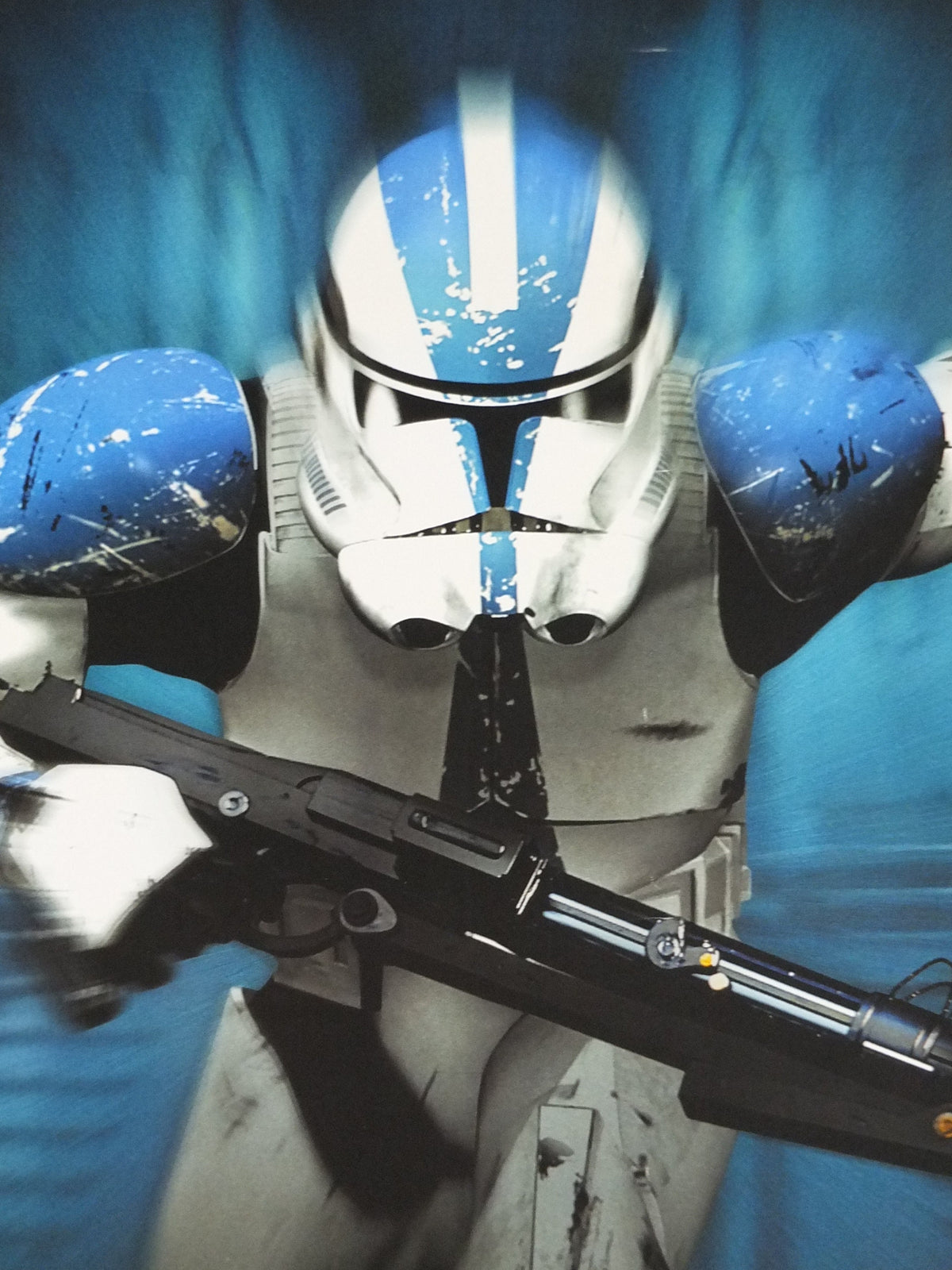 2005 Stormtrooper Poster, Vintage Star Wars Trilogy, Revenge of the Sith, Lucasfilm, wall art film memorabilia