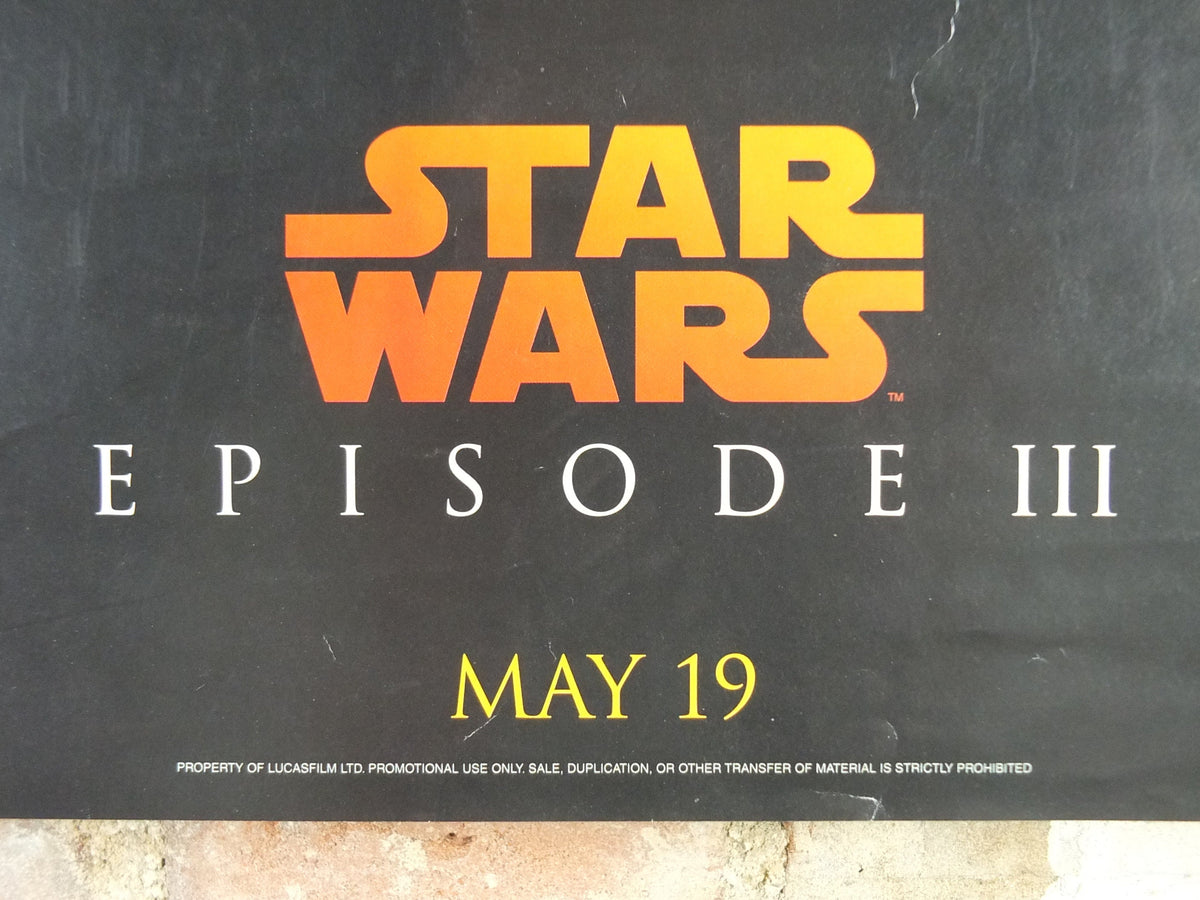 2005 Darth Vader Poster, Vintage Star Wars Trilogy, Revenge of the Sith, Lucasfilm, wall art film memorabilia