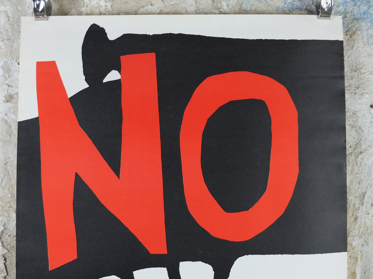 1971 Chilean Allende Poster, No to Sedition against Allende, Chilean Socialist Government, Education, wall art decor
