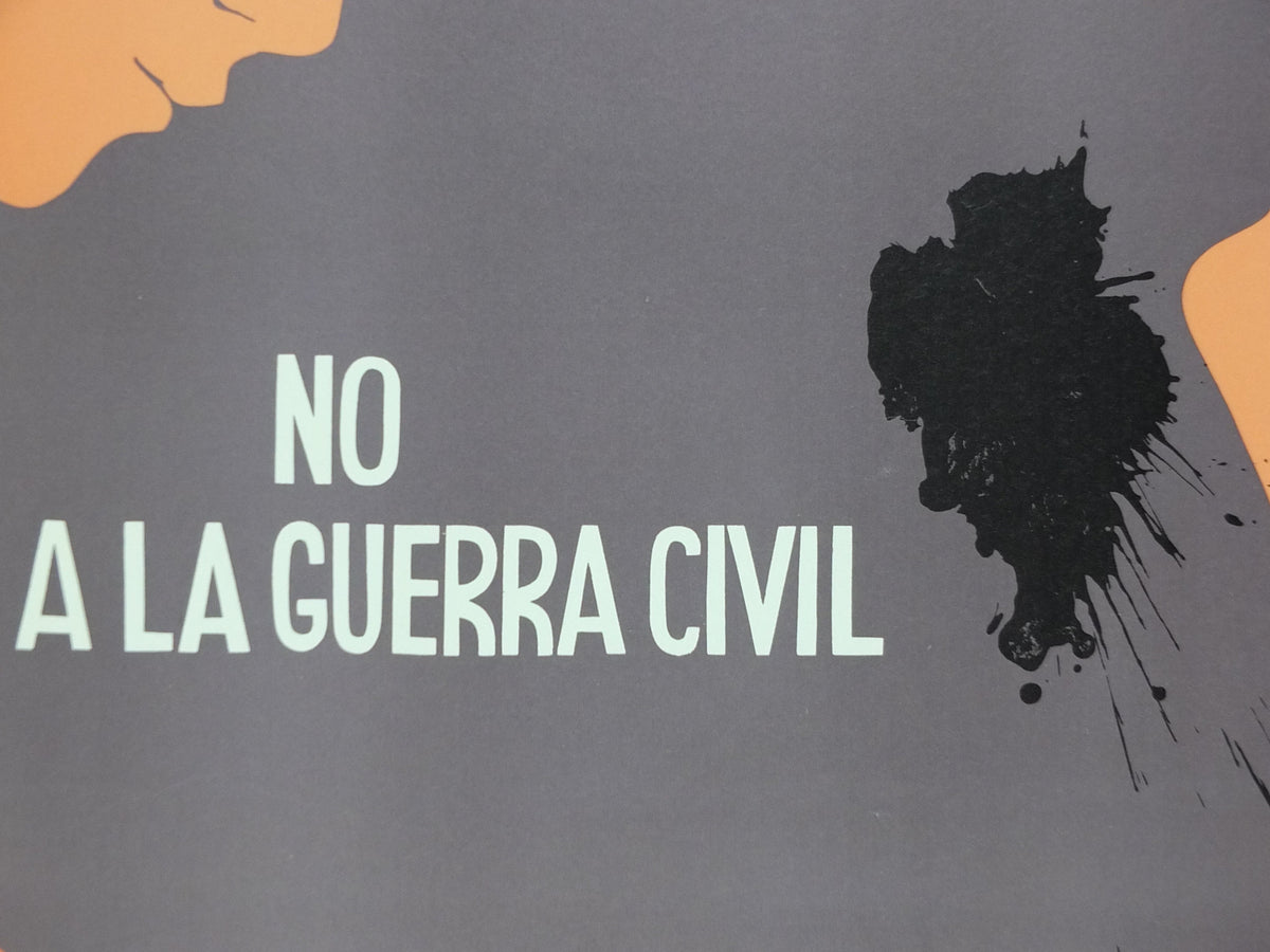 1973 Chilean Allende Poster, No to Civil War, Mother and Child, Chilean Socialist Government, Education, wall art decor