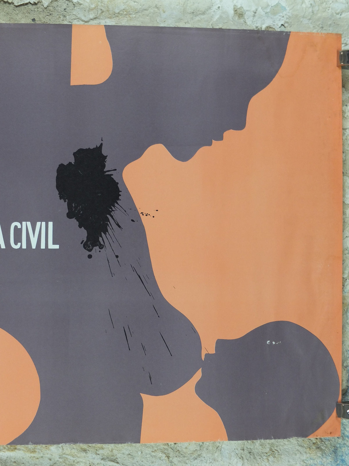 1973 Chilean Allende Poster, No to Civil War, Mother and Child, Chilean Socialist Government, Education, wall art decor