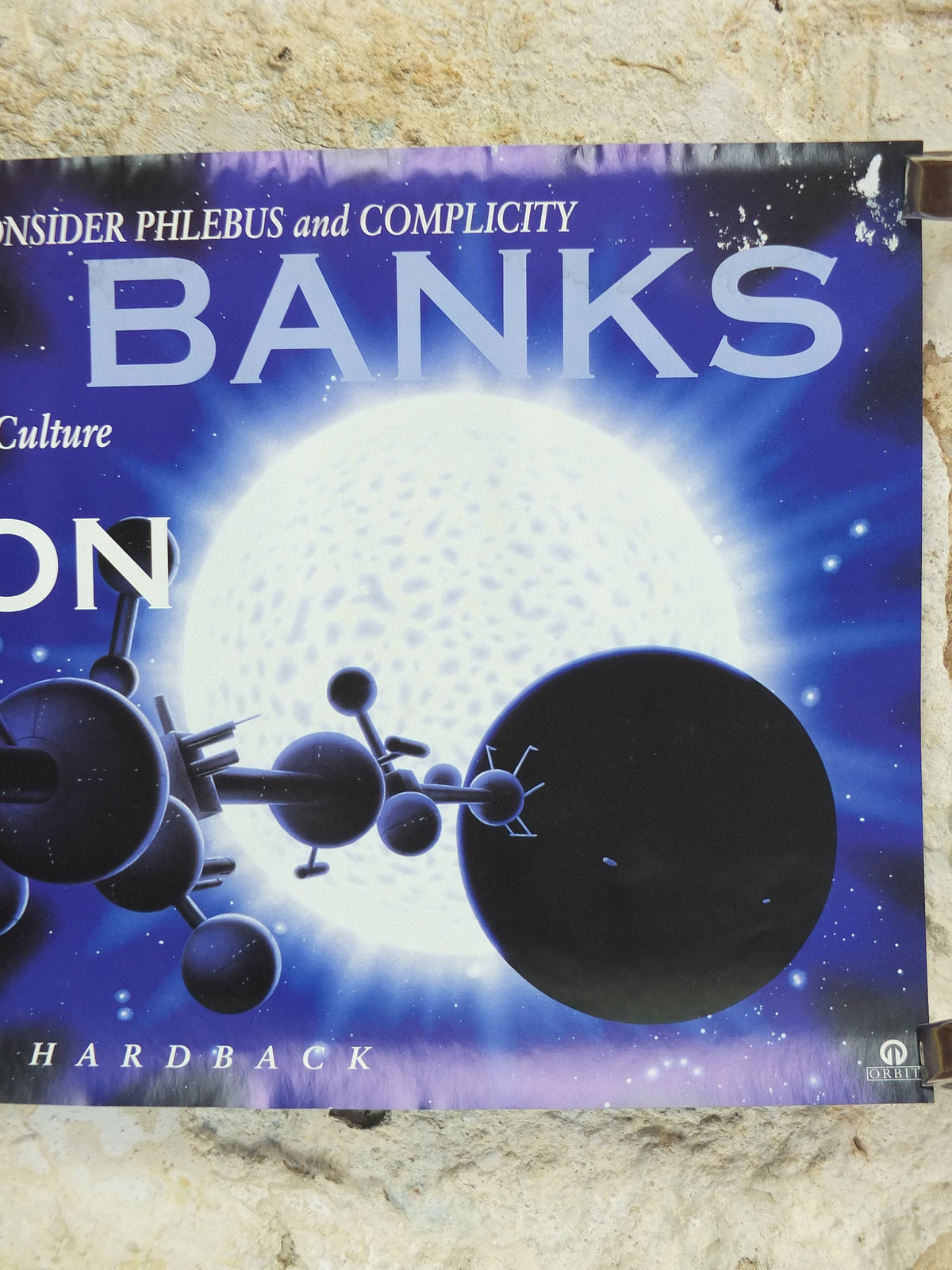 1996 Iain M Banks Poster, Excession, A Culture Novel, The Affront vs Culture's Minds, wall art retro decor
