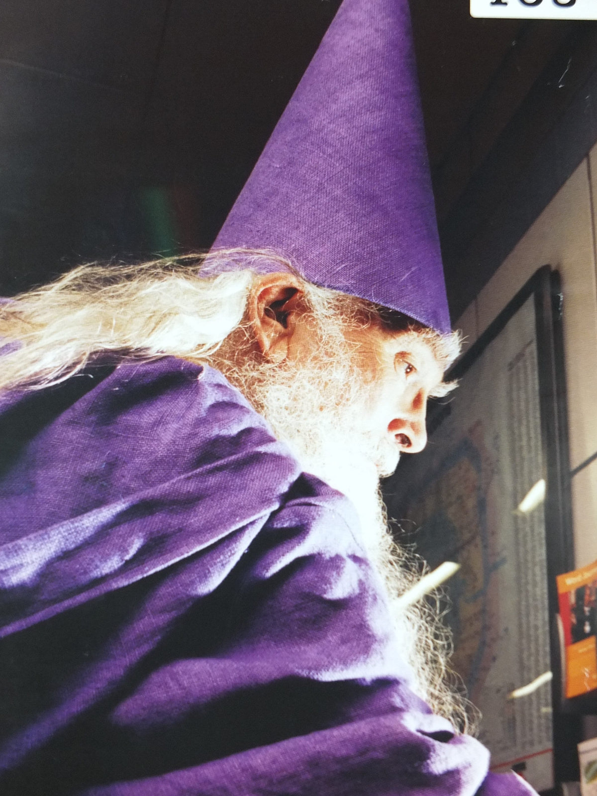 2003 Tube London Underground Poster, Wizard with an Oyster card, authentic London history, travel history, wall art decora