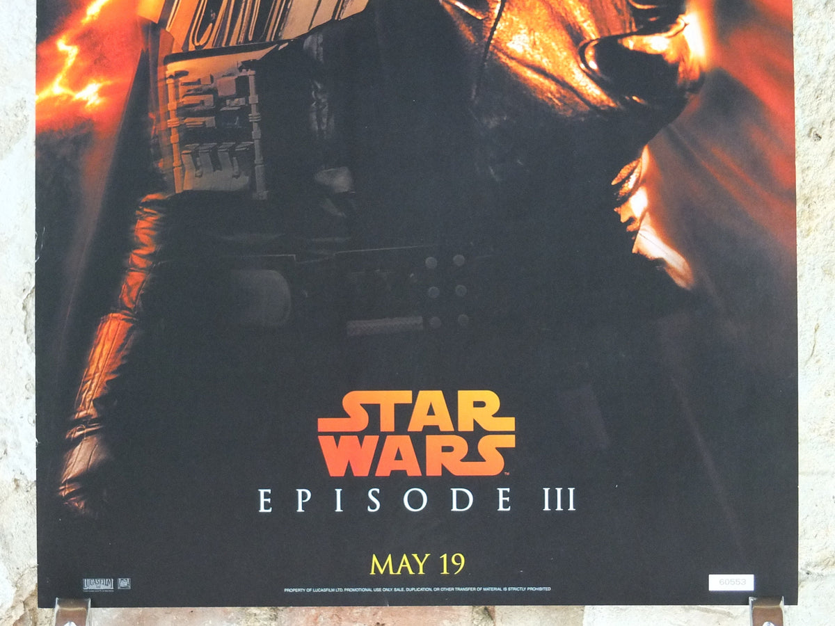 2005 Darth Vader Poster, Vintage Star Wars Trilogy, Revenge of the Sith, Lucasfilm, wall art film memorabilia
