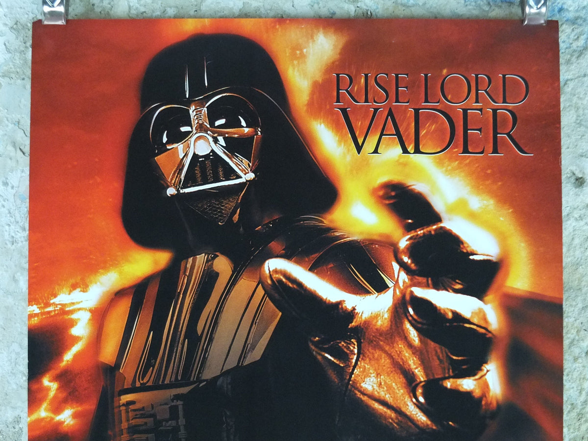 2005 Darth Vader Poster, Vintage Star Wars Trilogy, Revenge of the Sith, Lucasfilm, wall art film memorabilia