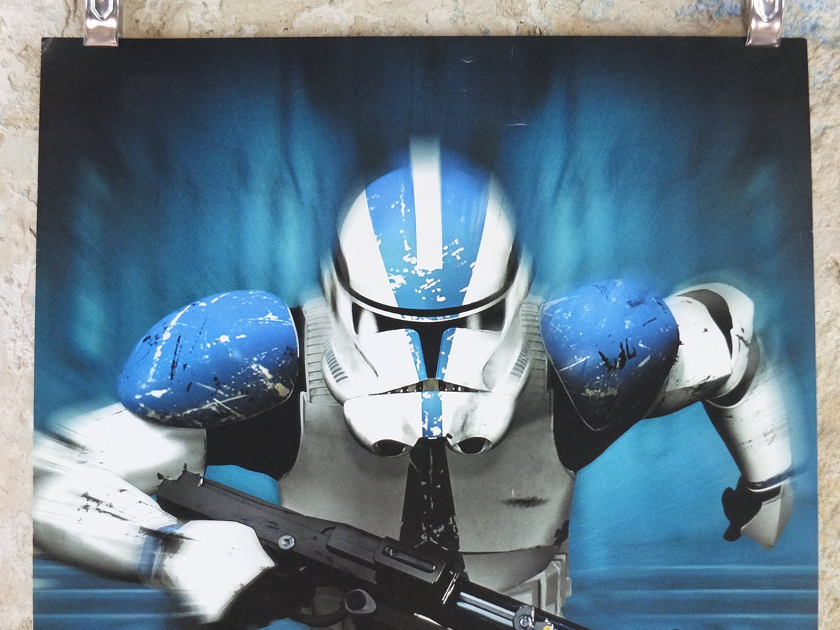 2005 Stormtrooper Poster, Vintage Star Wars Trilogy, Revenge of the Sith, Lucasfilm, wall art film memorabilia