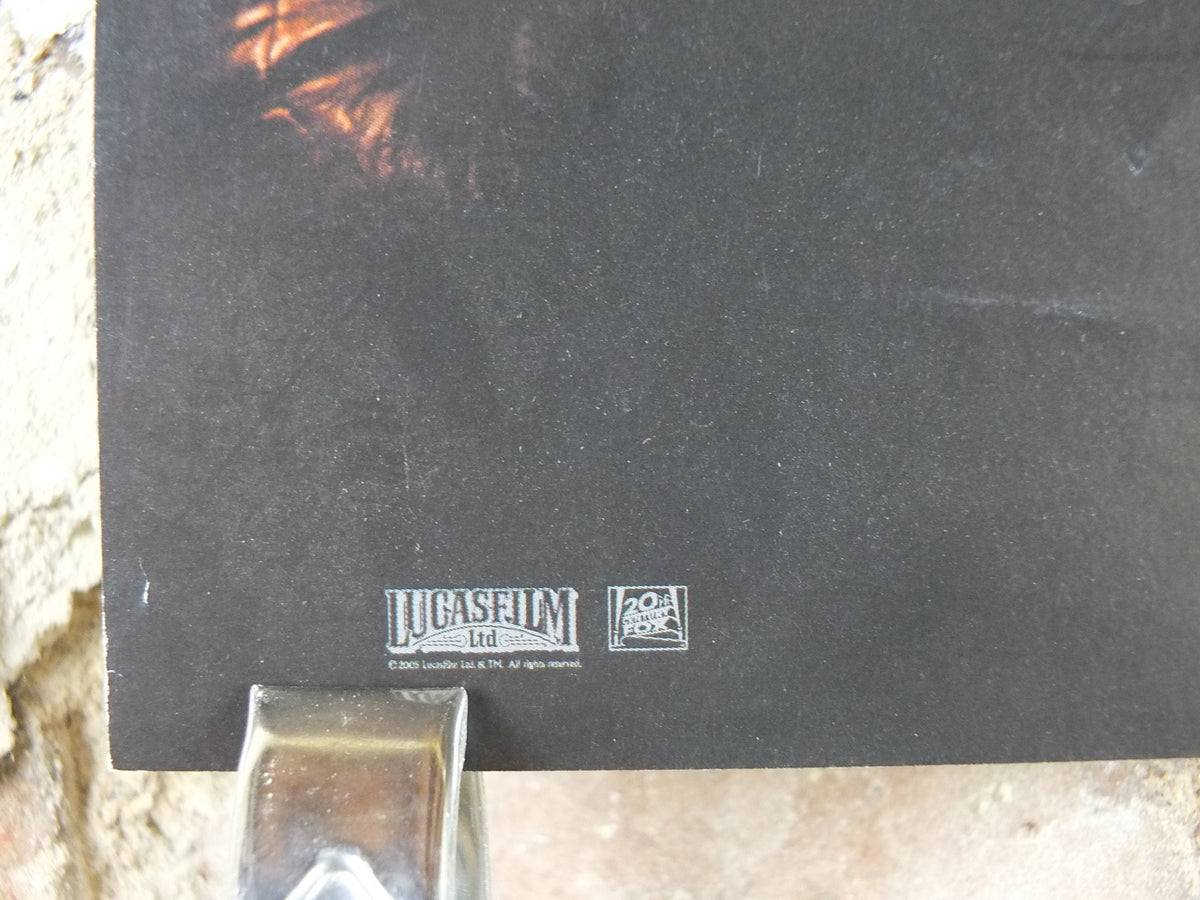 2005 Darth Vader Poster, Vintage Star Wars Trilogy, Revenge of the Sith, Lucasfilm, wall art film memorabilia