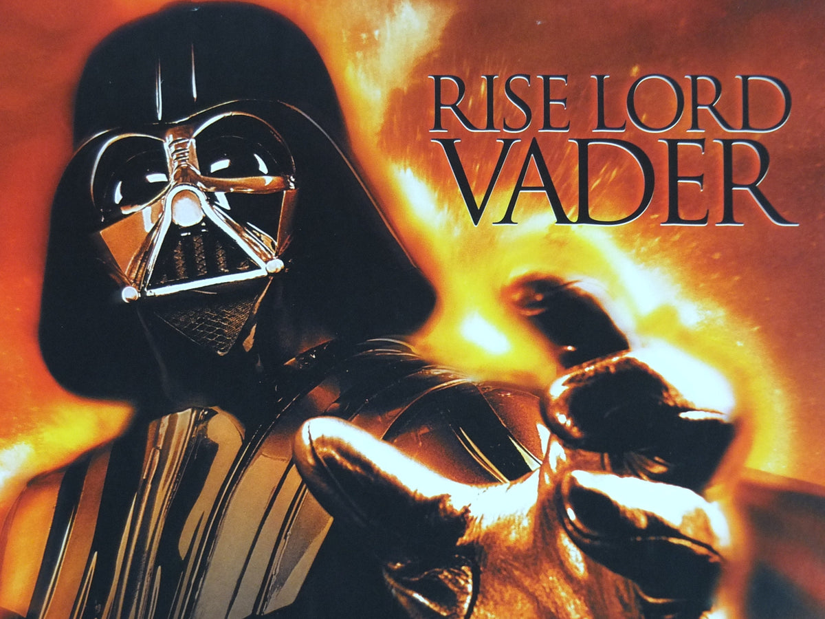 2005 Darth Vader Poster, Vintage Star Wars Trilogy, Revenge of the Sith, Lucasfilm, wall art film memorabilia