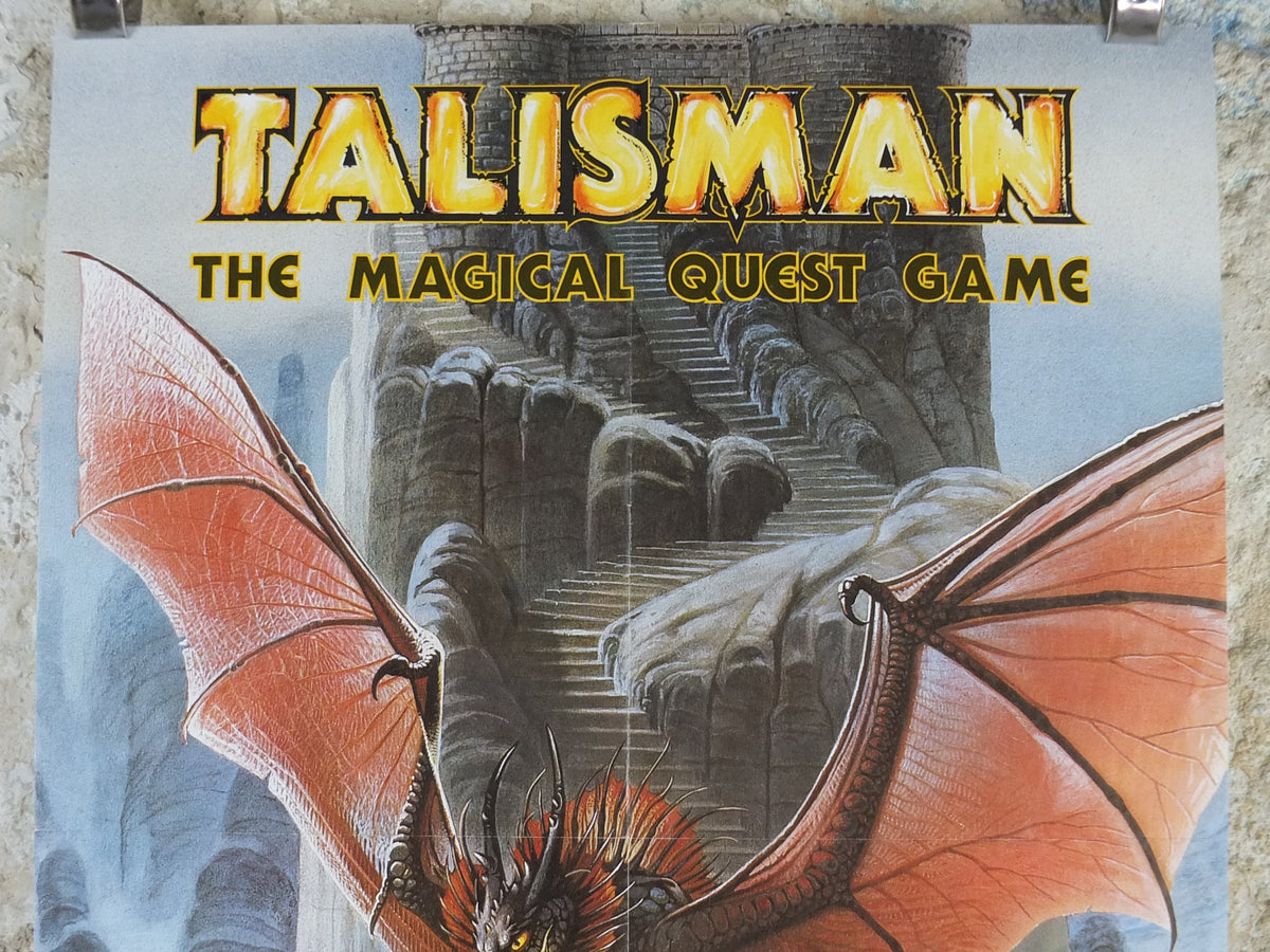 1983 Talisman Poster, The Magical Quest Game from Games Workshop, 1st and 2nd Edition picture by Chris Achilleos, fantasy wall art decor