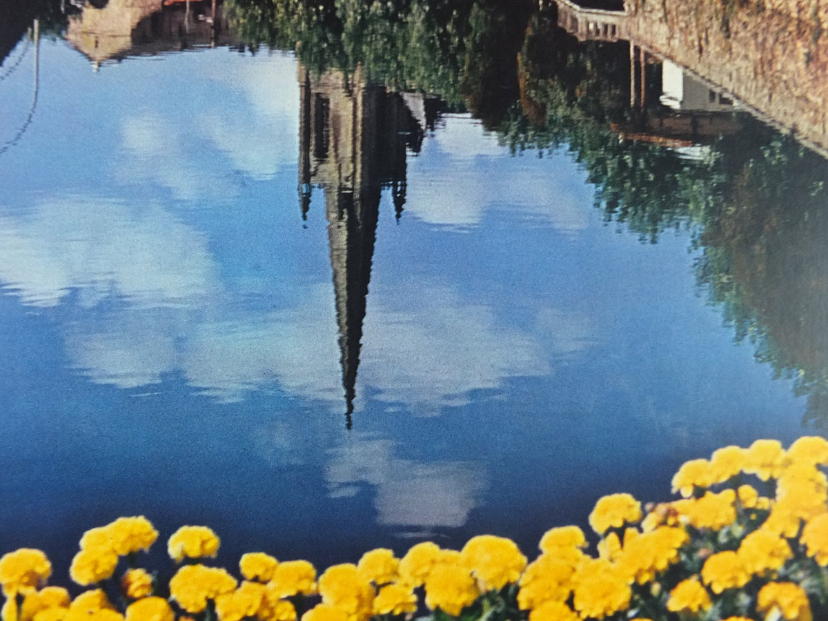 1960s Tulle Corrèze Poster, Limousin, France, Medieval City, travel wall art decor