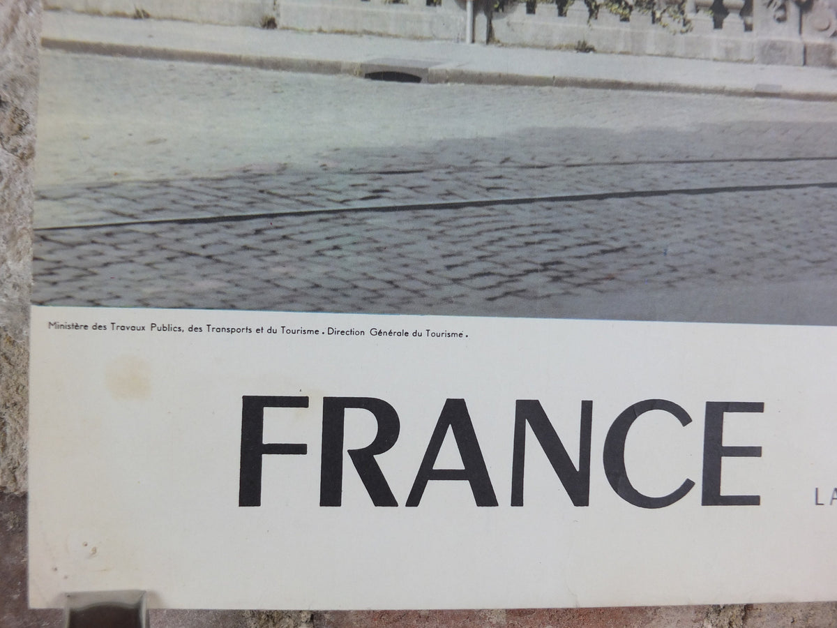1960s Porte de Paris Lille Poster, The Gates of Paris, Triumphal arch, France, travel wall art decor