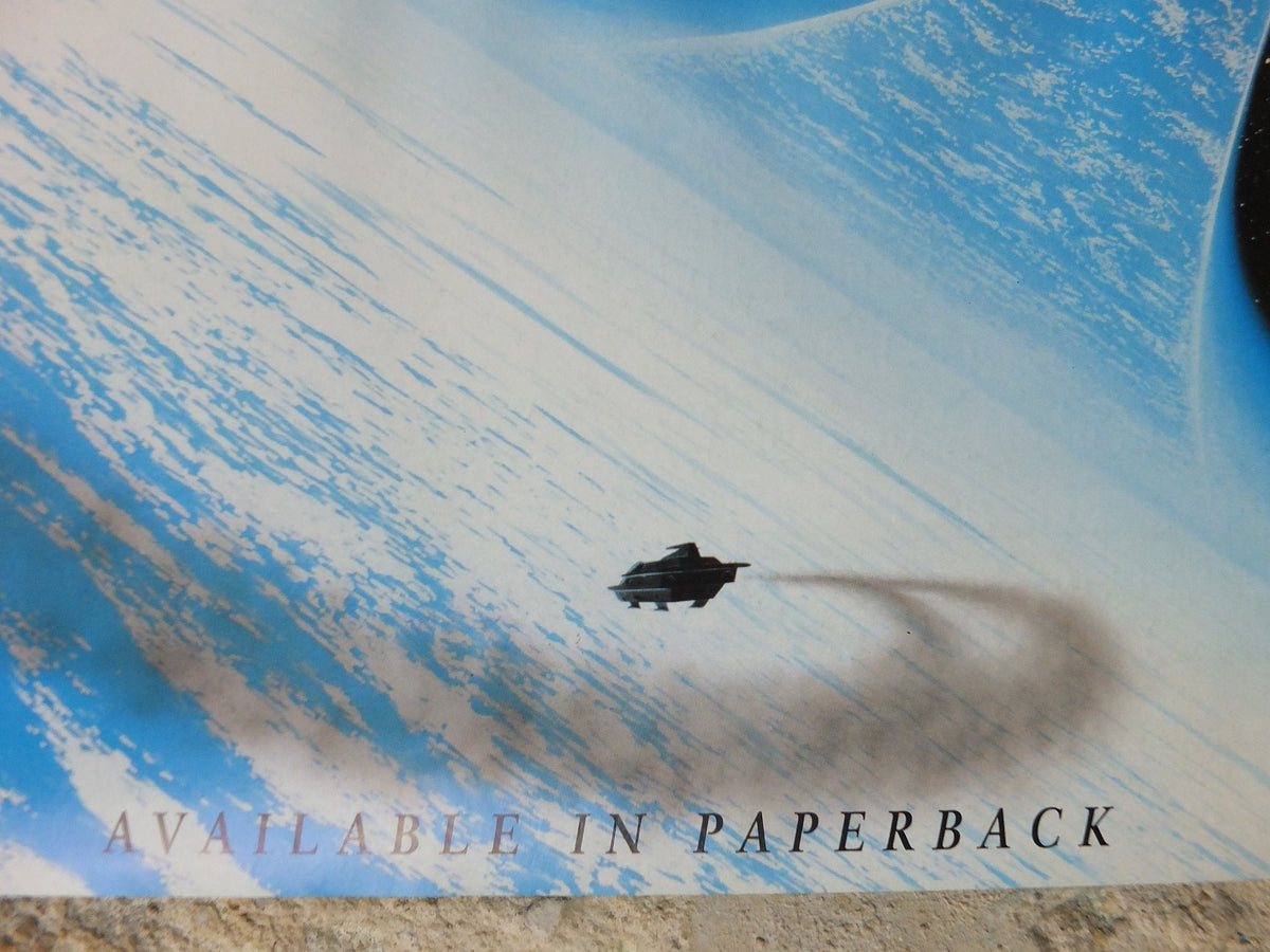 1996 Iain M Banks Poster, Excession, A Culture Novel, The Affront vs Culture's Minds, wall art retro decor