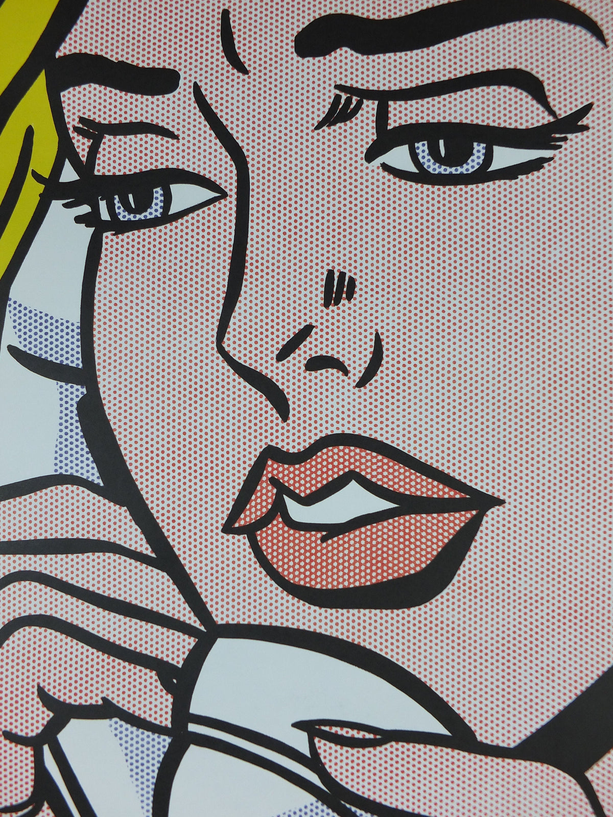 2013 Roy Lichtenstein Poster, Oh Jeff I love you too 1964, Tate Modern, London, Pop Art artist gallery exhibition, wall art decor