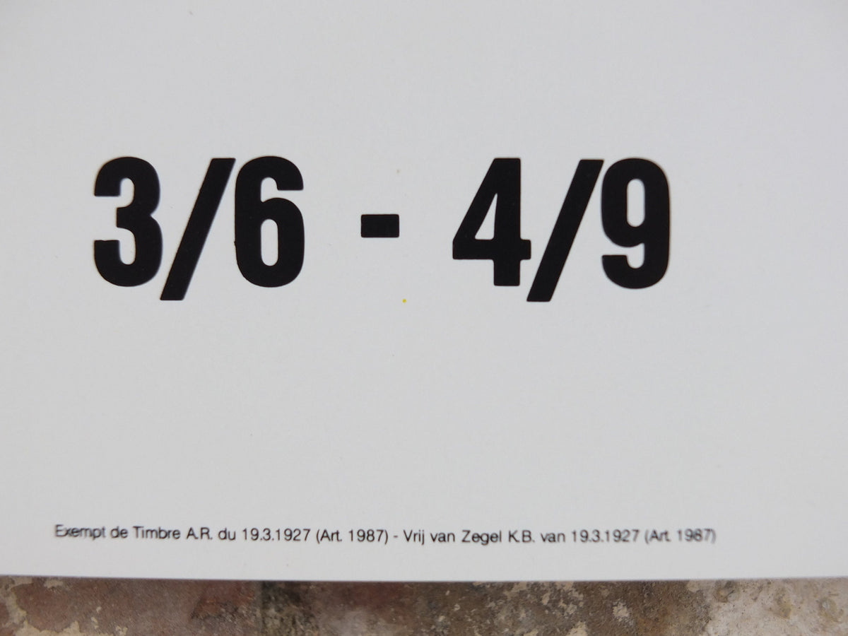 1983 School of Paris Poster, Place Furstenburg, Paris by Angelo Mozziconacci, Ecole de Paris, gallery exhibition, wall art decor