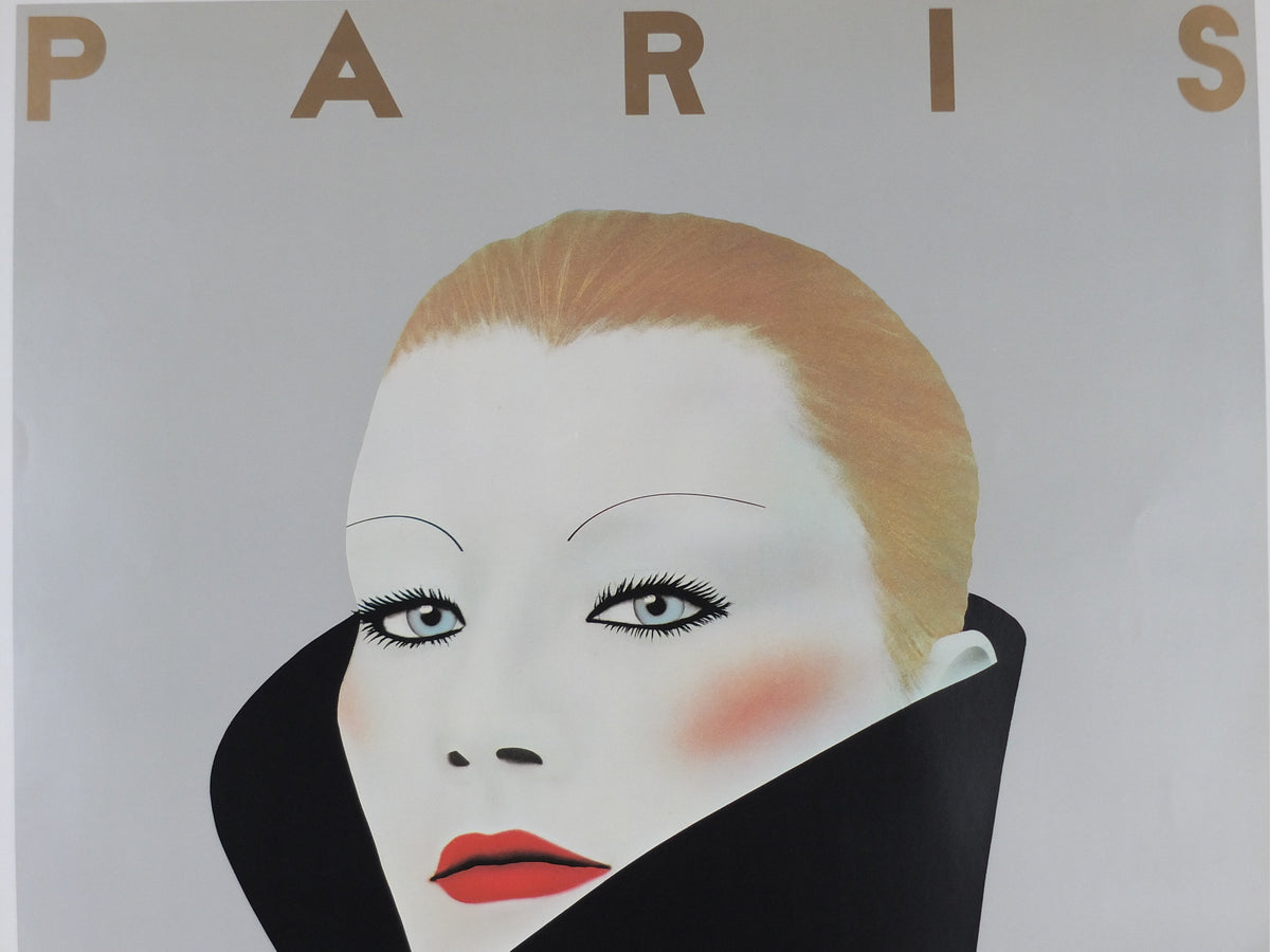1981 Pret a Porter Feminin Paris Poster, by Razzia, Gérard Courbouleix–Dénériaz, art deco wall art decor