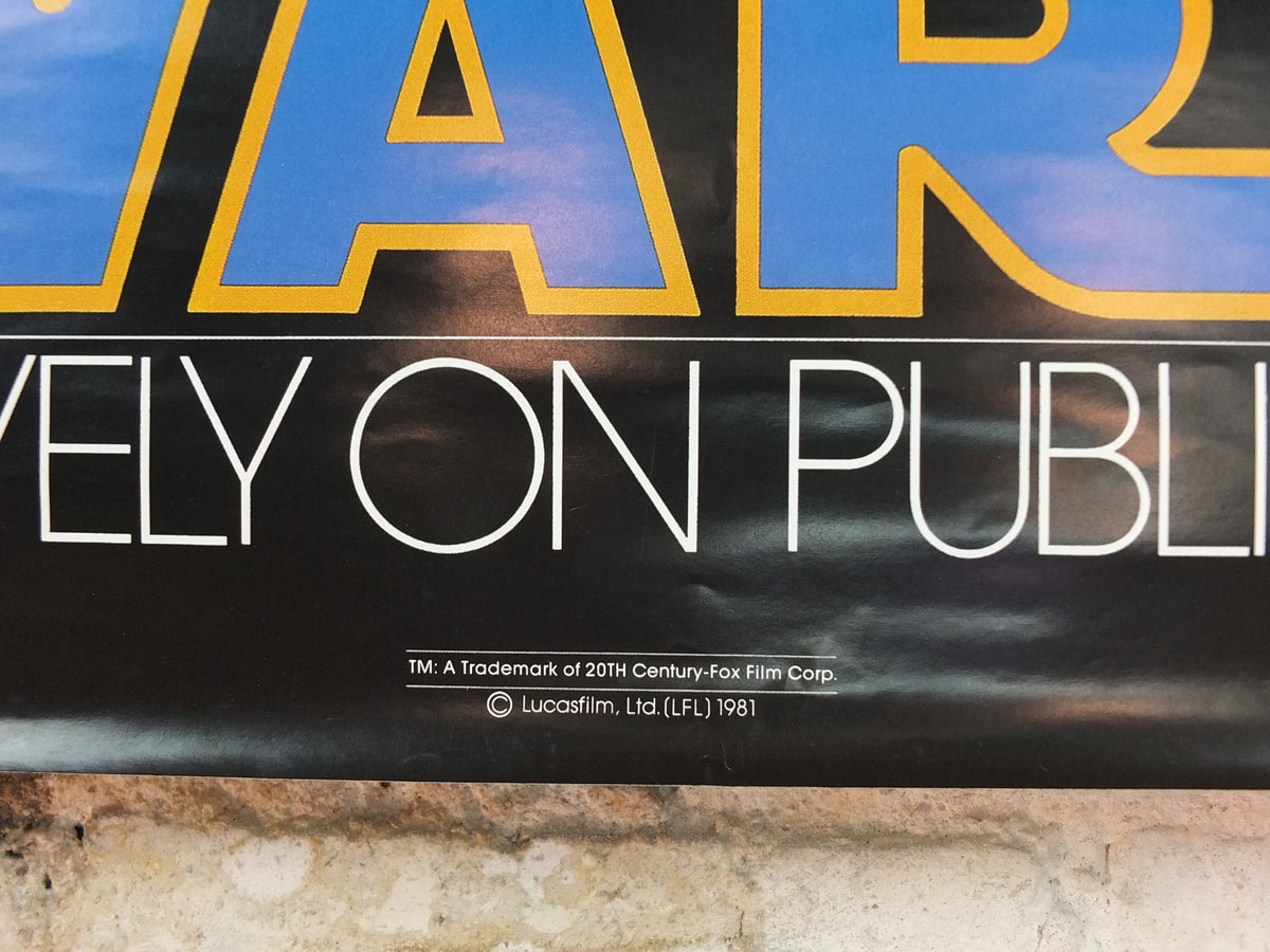 1981 Star Wars Radio Poster, C-3PO See-Threepio by Celia Strain, Lucasfilm, wall art cinema film memorabilia
