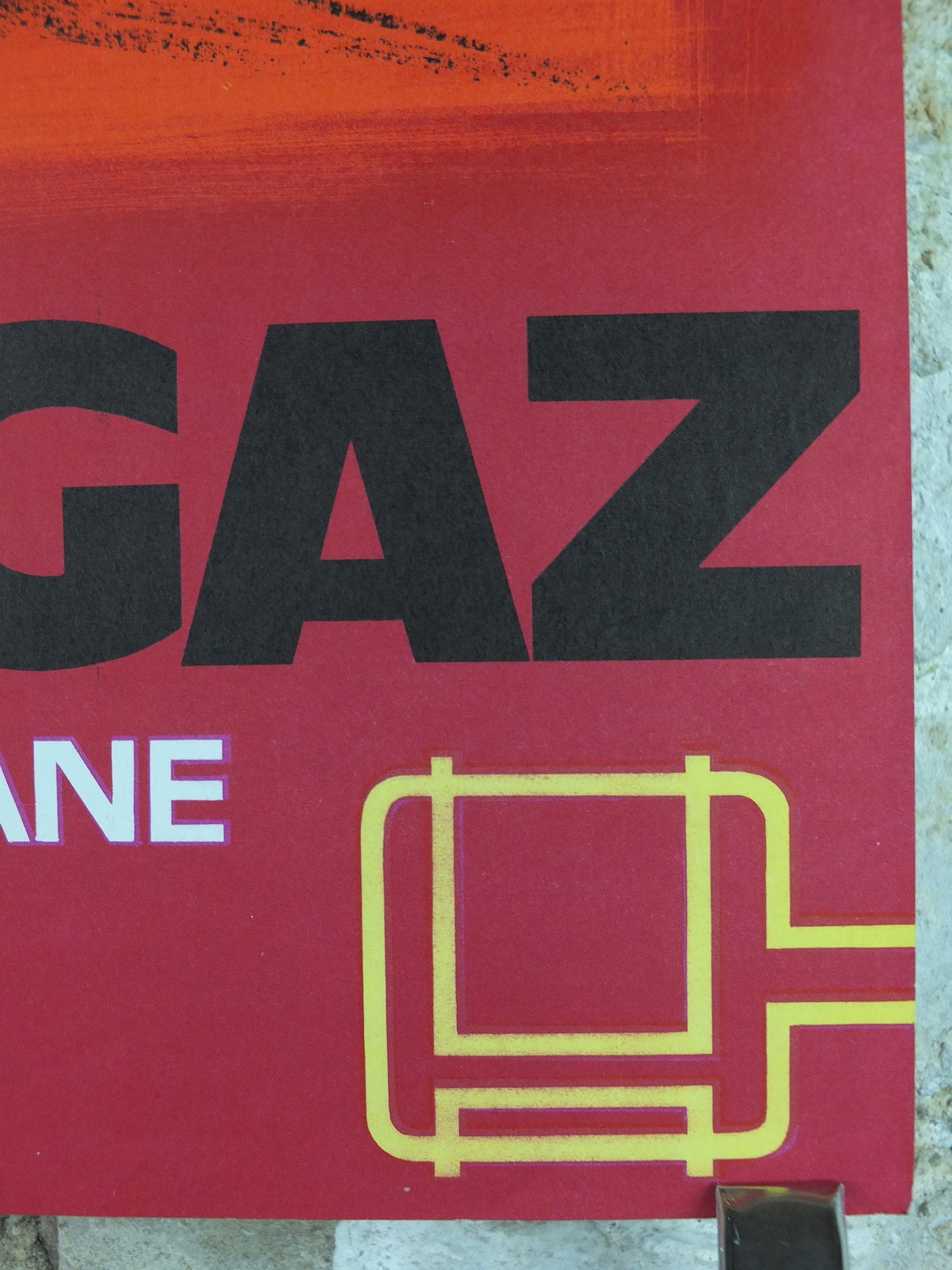 1950s Primagaz Poster, him & hers, original French gas heating advertising, home heating, industrial art, wall retro decor