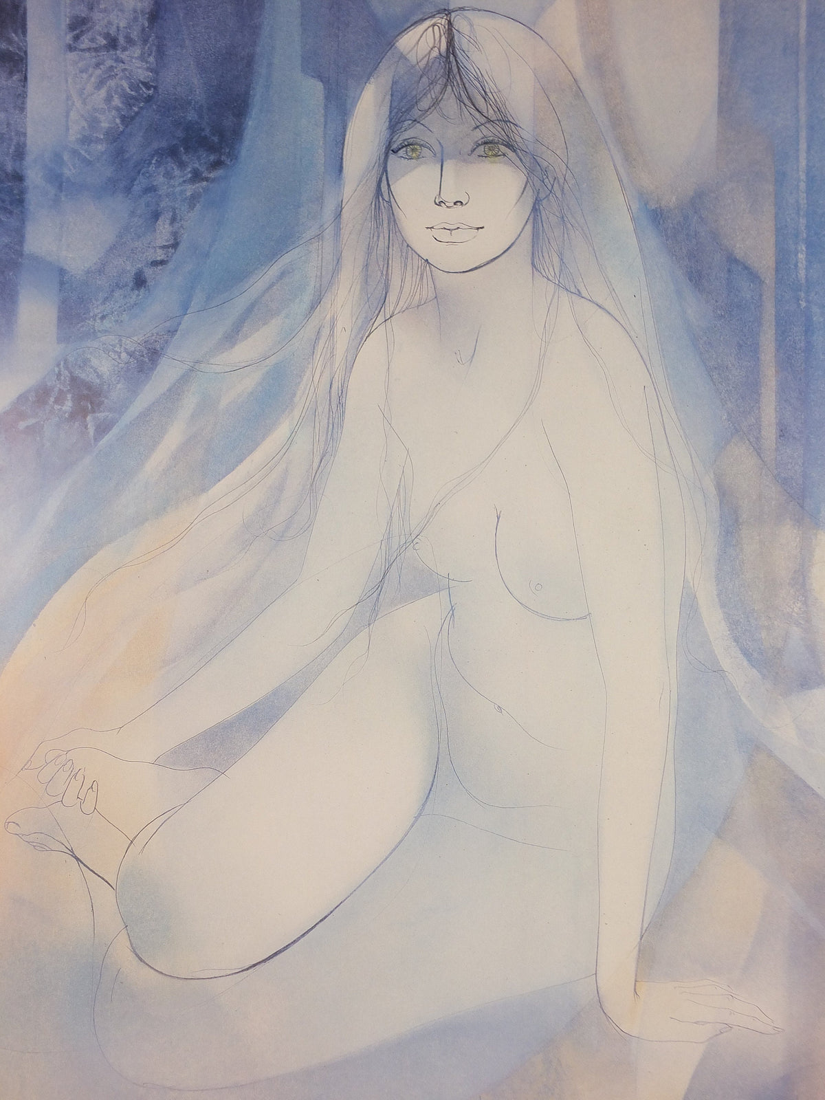 1981 School of Paris Poster, a double sided poster showing a bold powerful woman, Ecole de Paris, gallery exhibition, wall art decor
