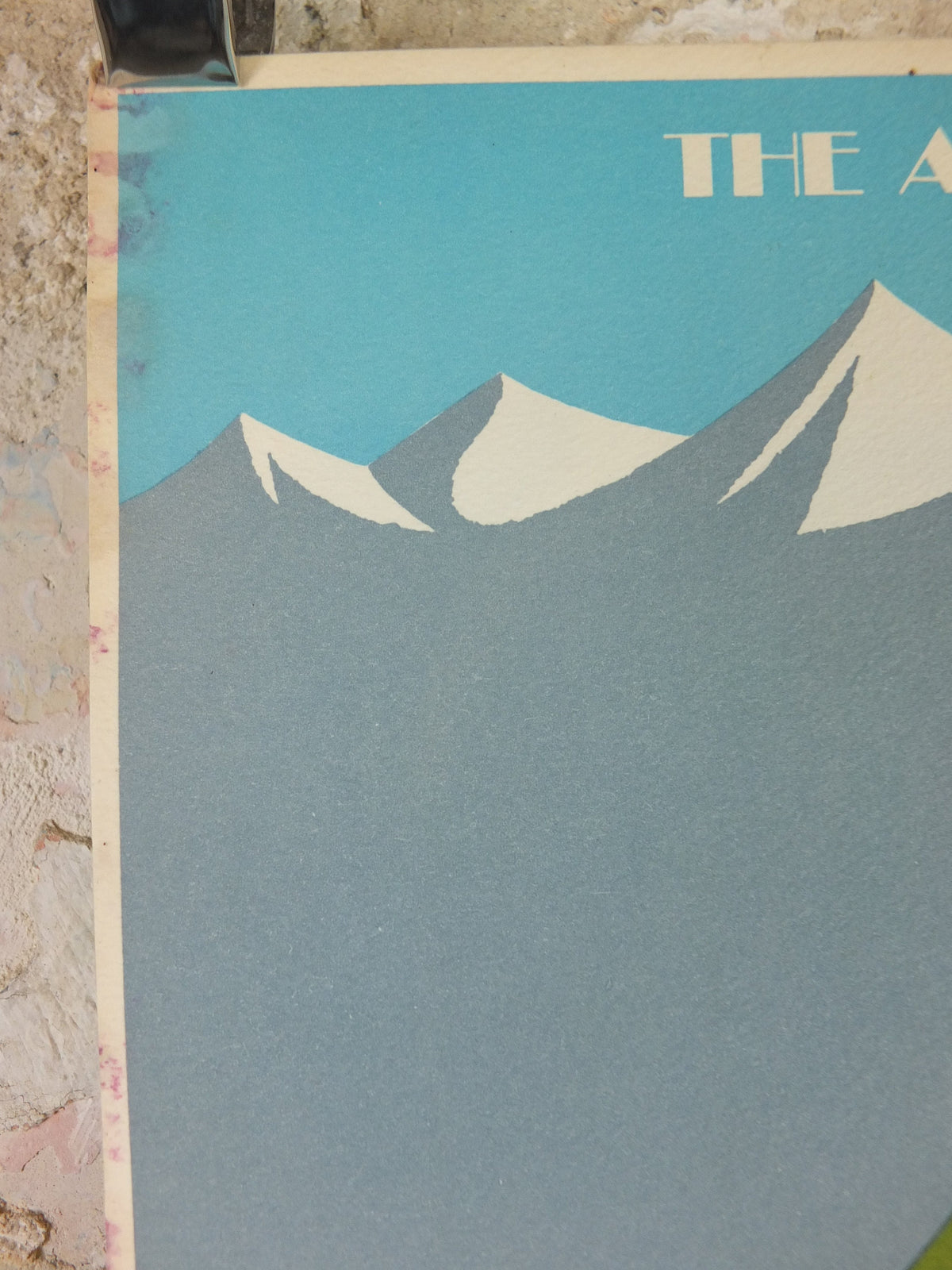 Original Venice Simplon Orient Express Poster, The Alpine Route by Fix Masseau, 1985 limited edition of 200, train, art deco, wall art decor