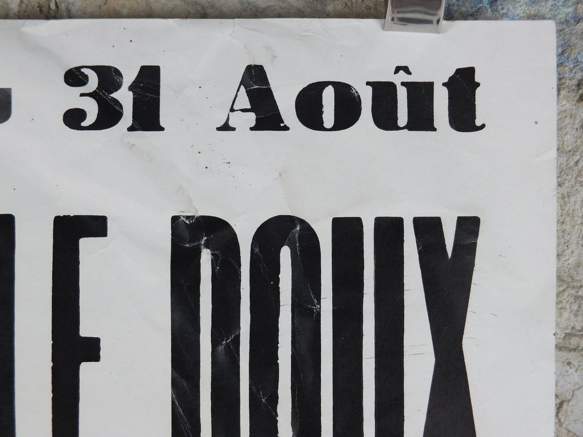 1977 Jean Picart Le Doux Poster, planets, moon, lots of stars, fish and eclipse, French painter, wall art decor